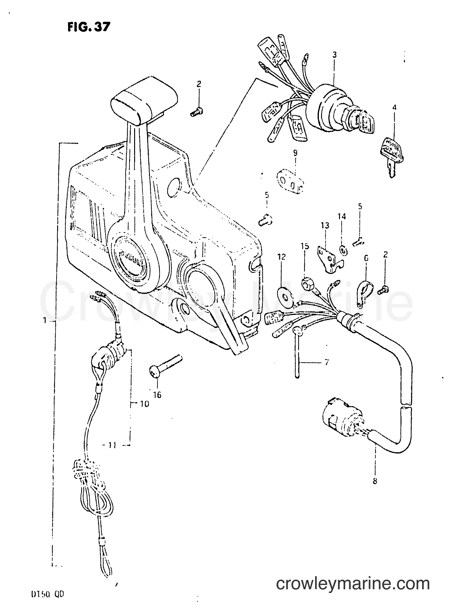 Suzuki Marine DT50 - REMOTE CONTROL BOX