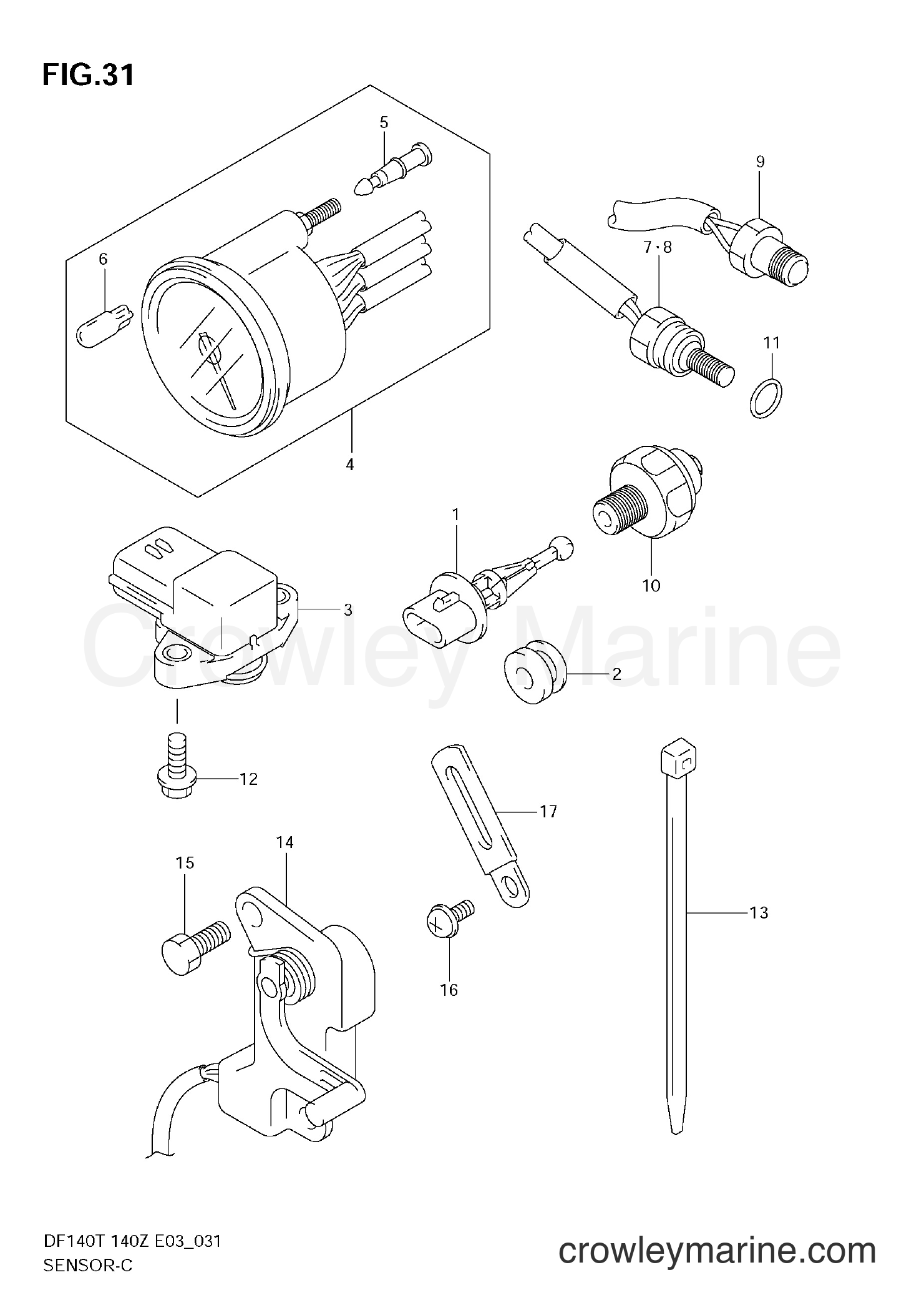 Suzuki Marine DF140T - SENSOR