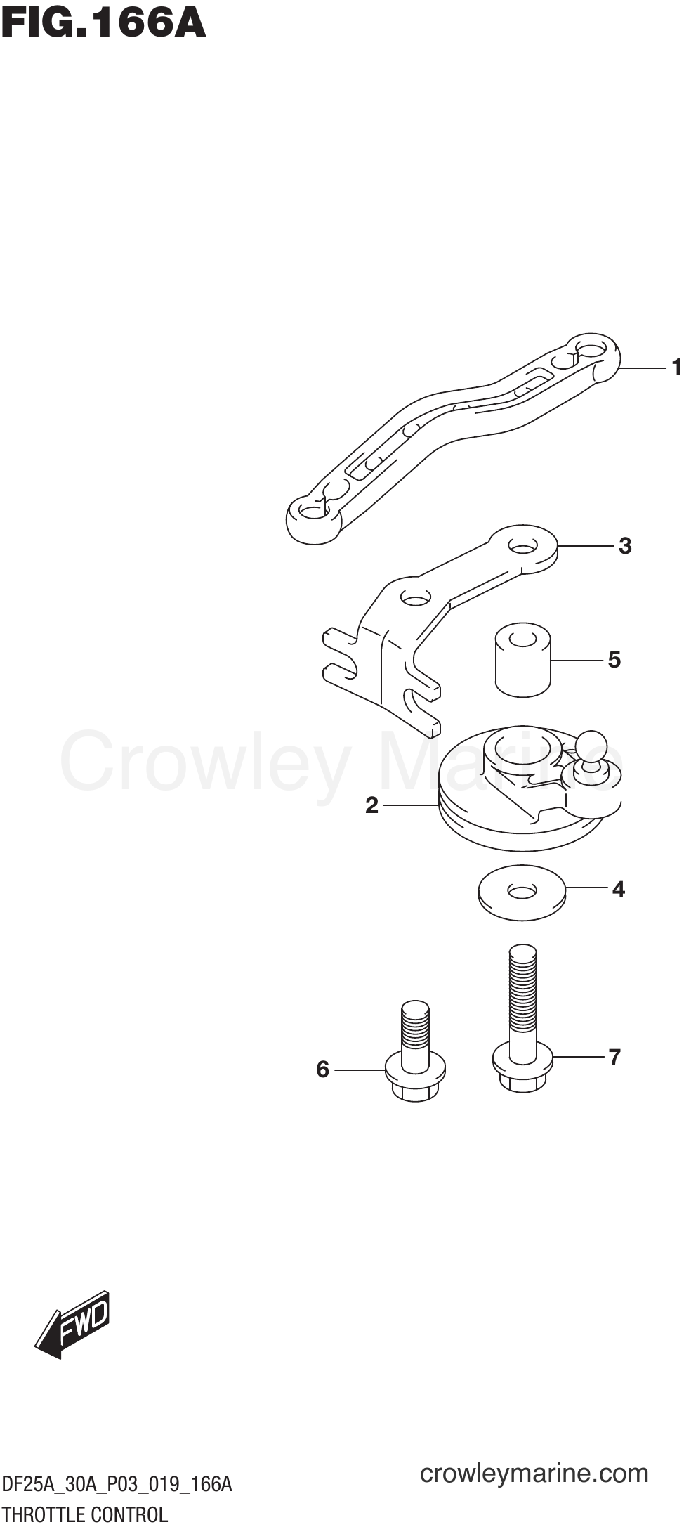 Suzuki Marine DF30AT 910001~ - THROTTLE CONTROL (DF25A)(DF25ATH)(DF30ATH)