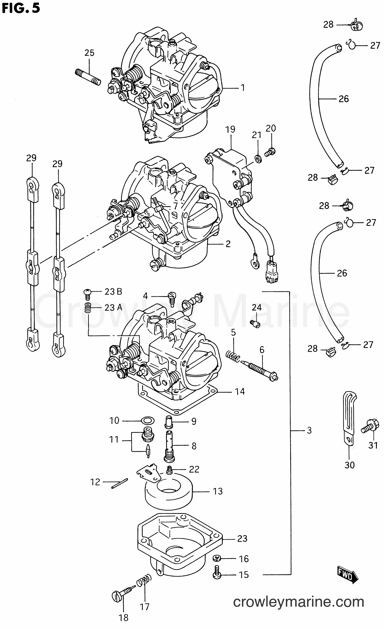 Suzuki Marine DT85 - CARBURETOR (DT85)