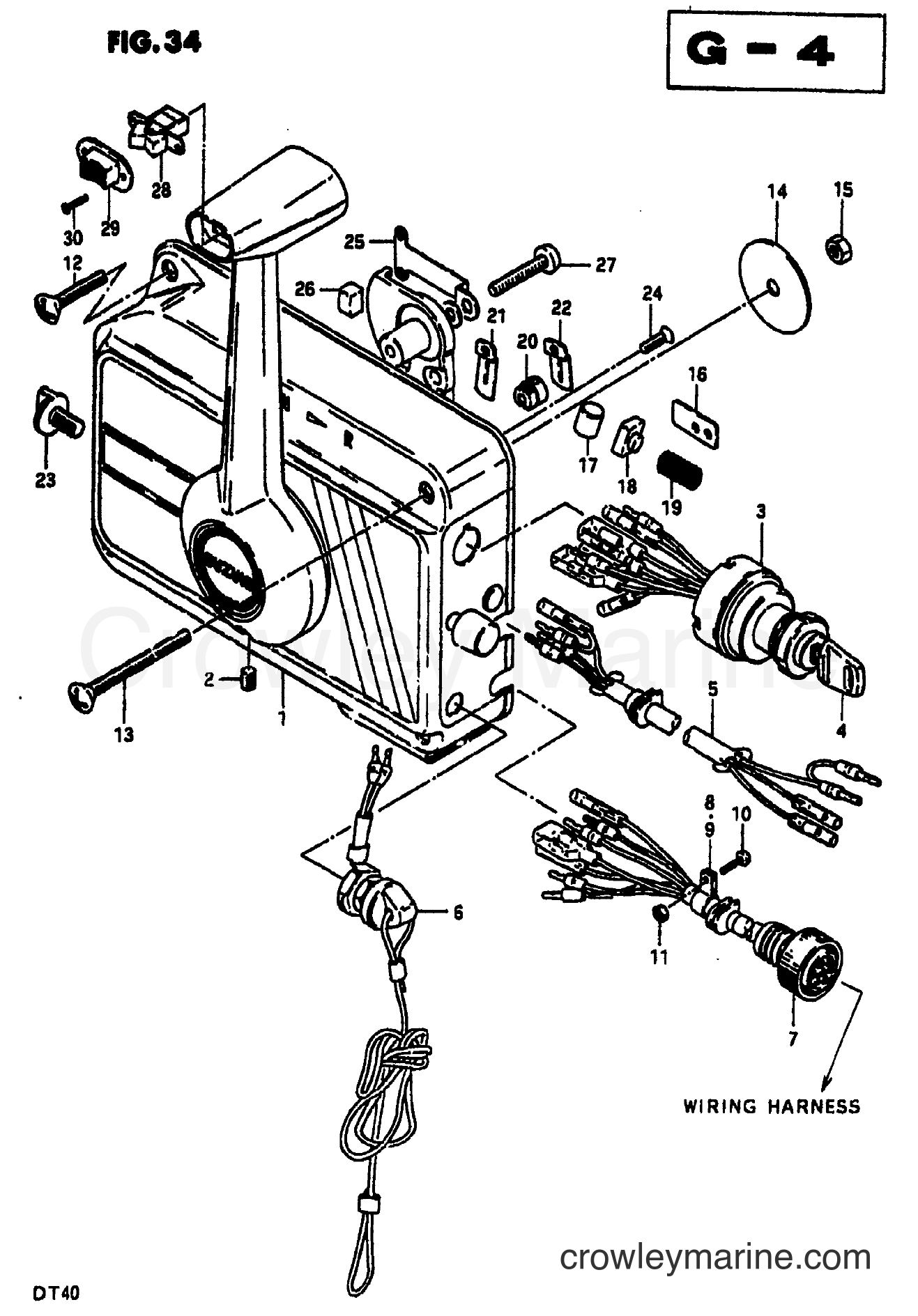 Suzuki Marine DT40 - REMOTE CONTROL (2)