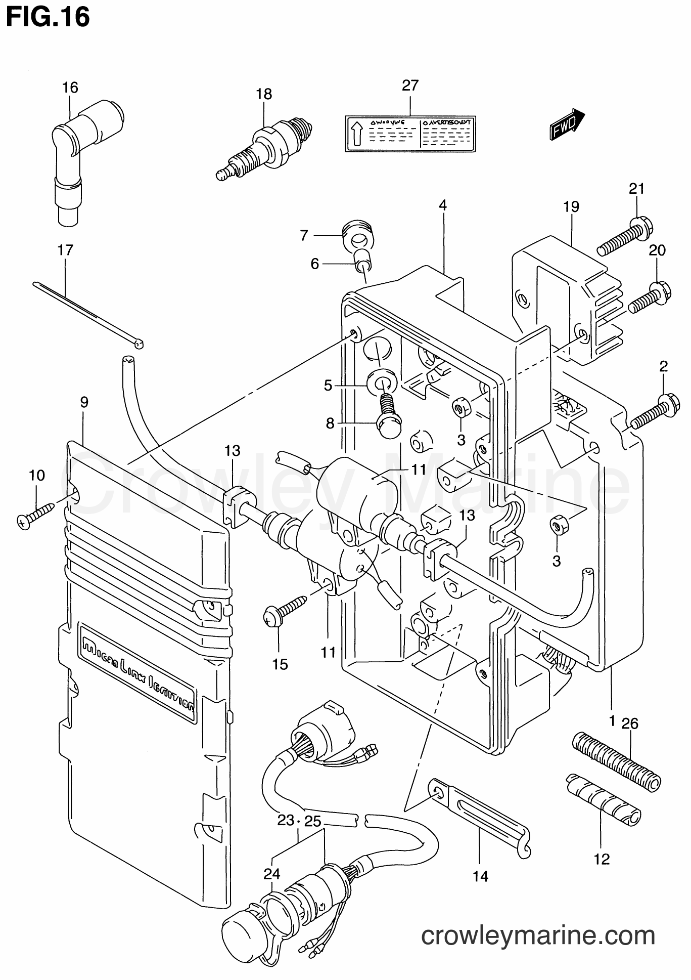 Suzuki Marine DT100 - IGNITION COIL