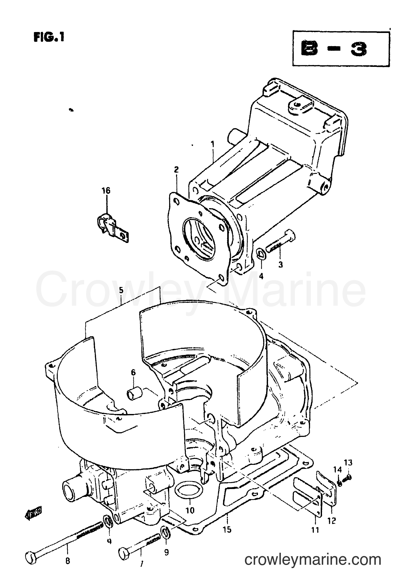 Suzuki Marine DT9 - CYLINDER
