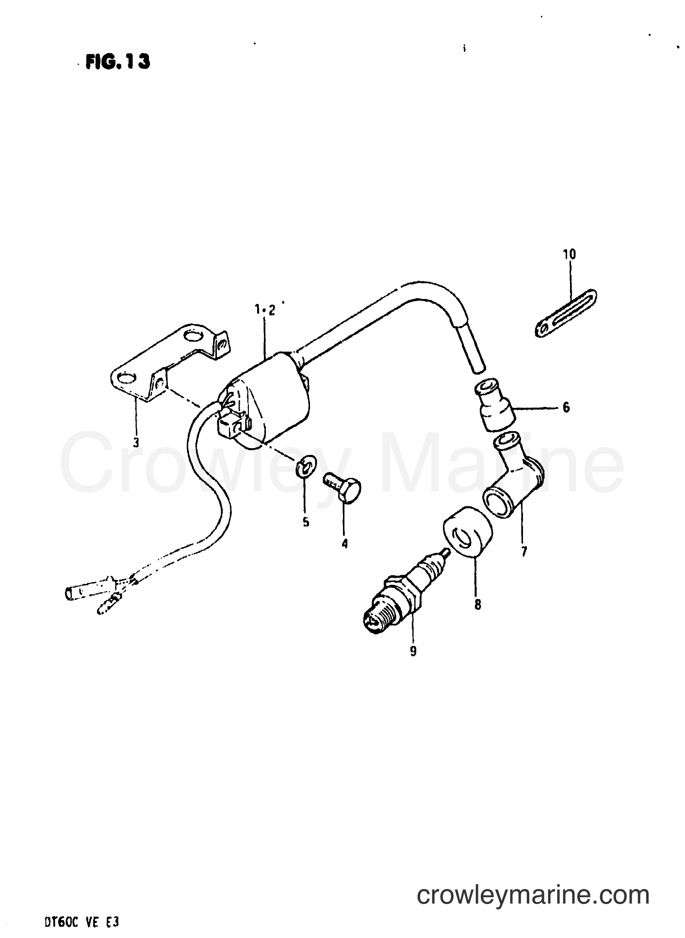 Suzuki Marine DT60 - IGNITION COIL
