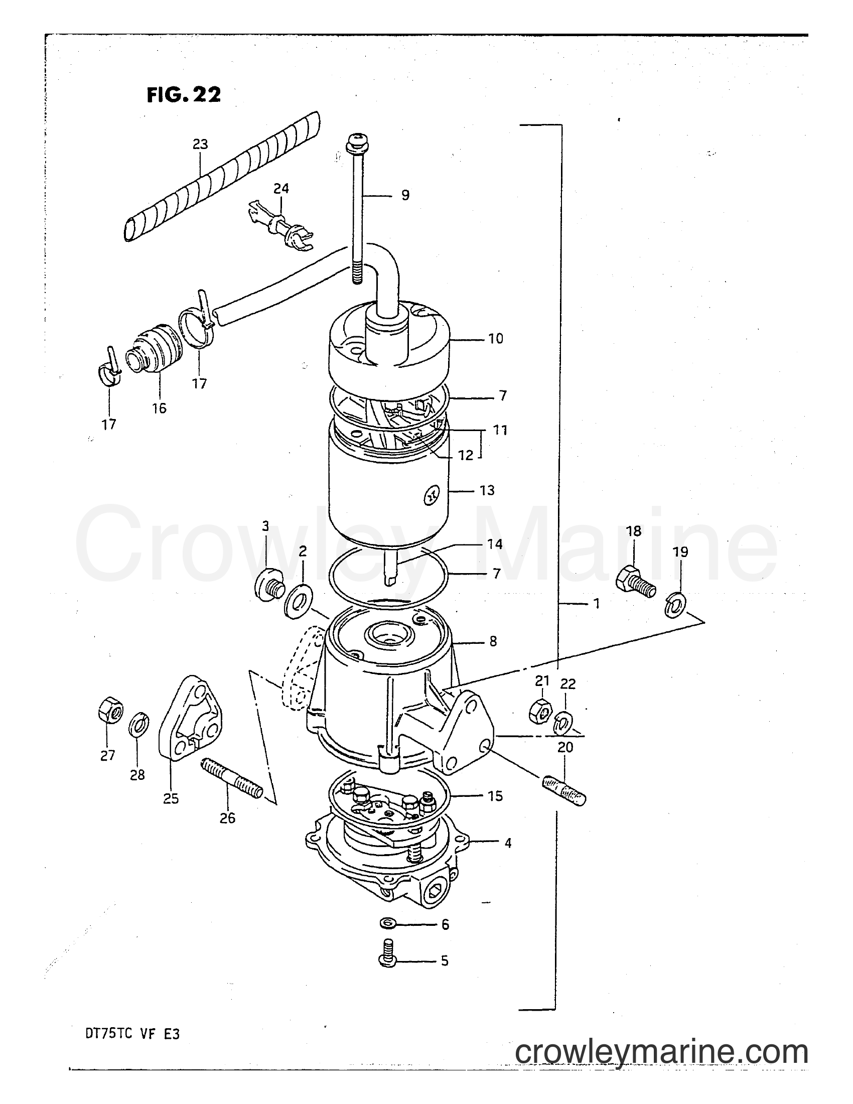 Suzuki Marine DT75 - POWER UNIT