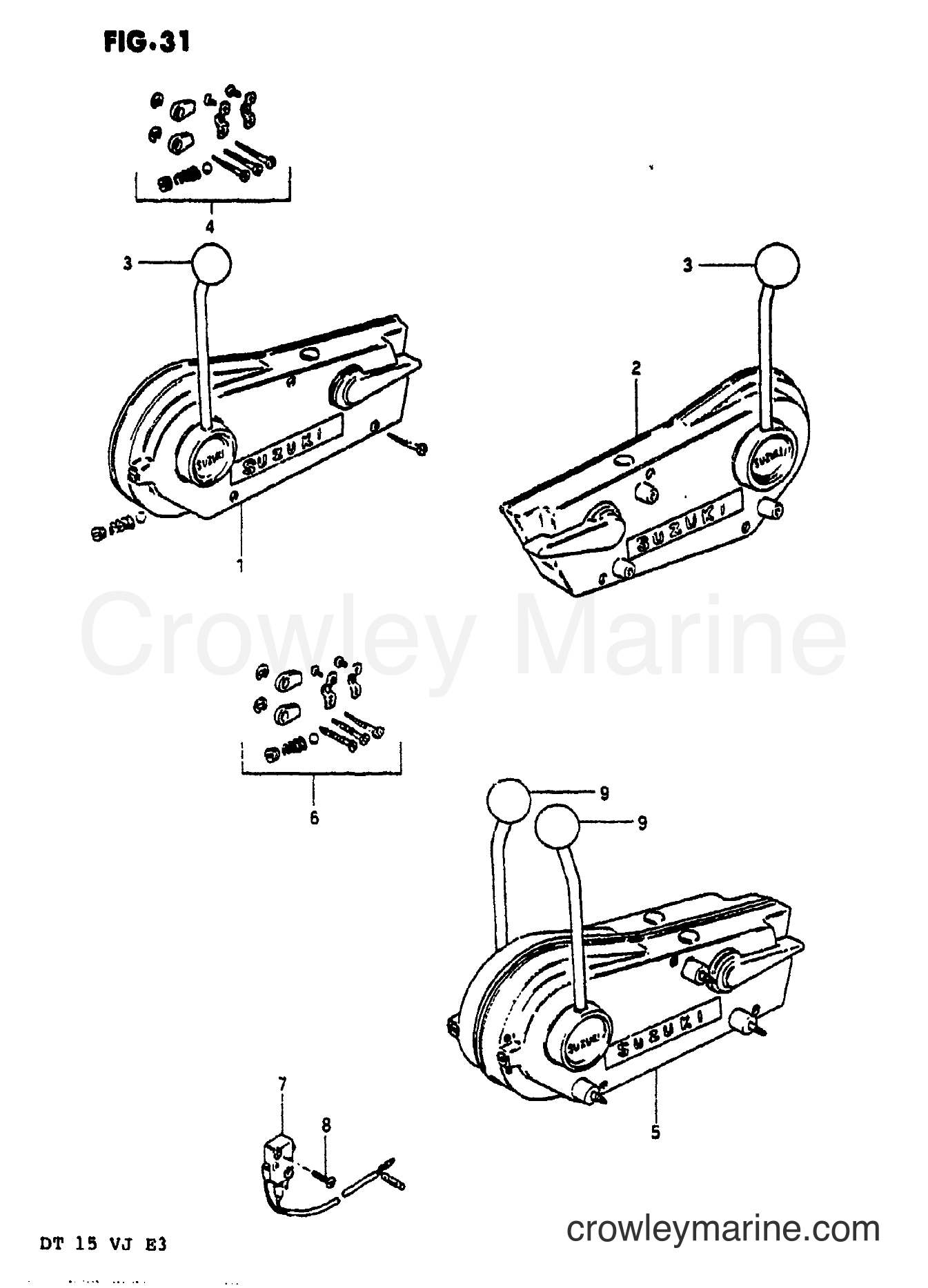 Suzuki Marine DT15 - OPTIONAL : REMOTE CONTROL (2)
