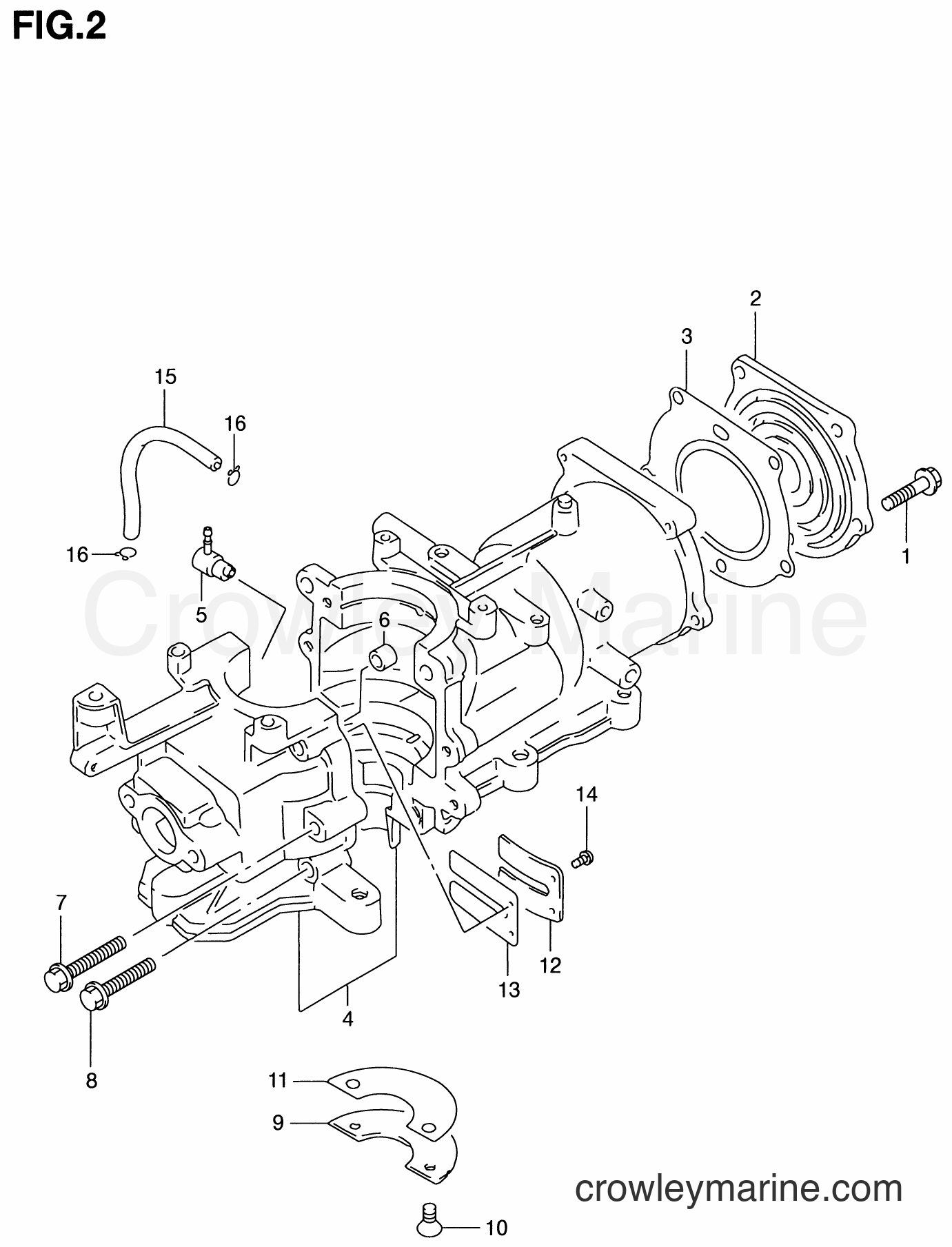 Suzuki Marine DT4 - CYLINDER (DT5Y)