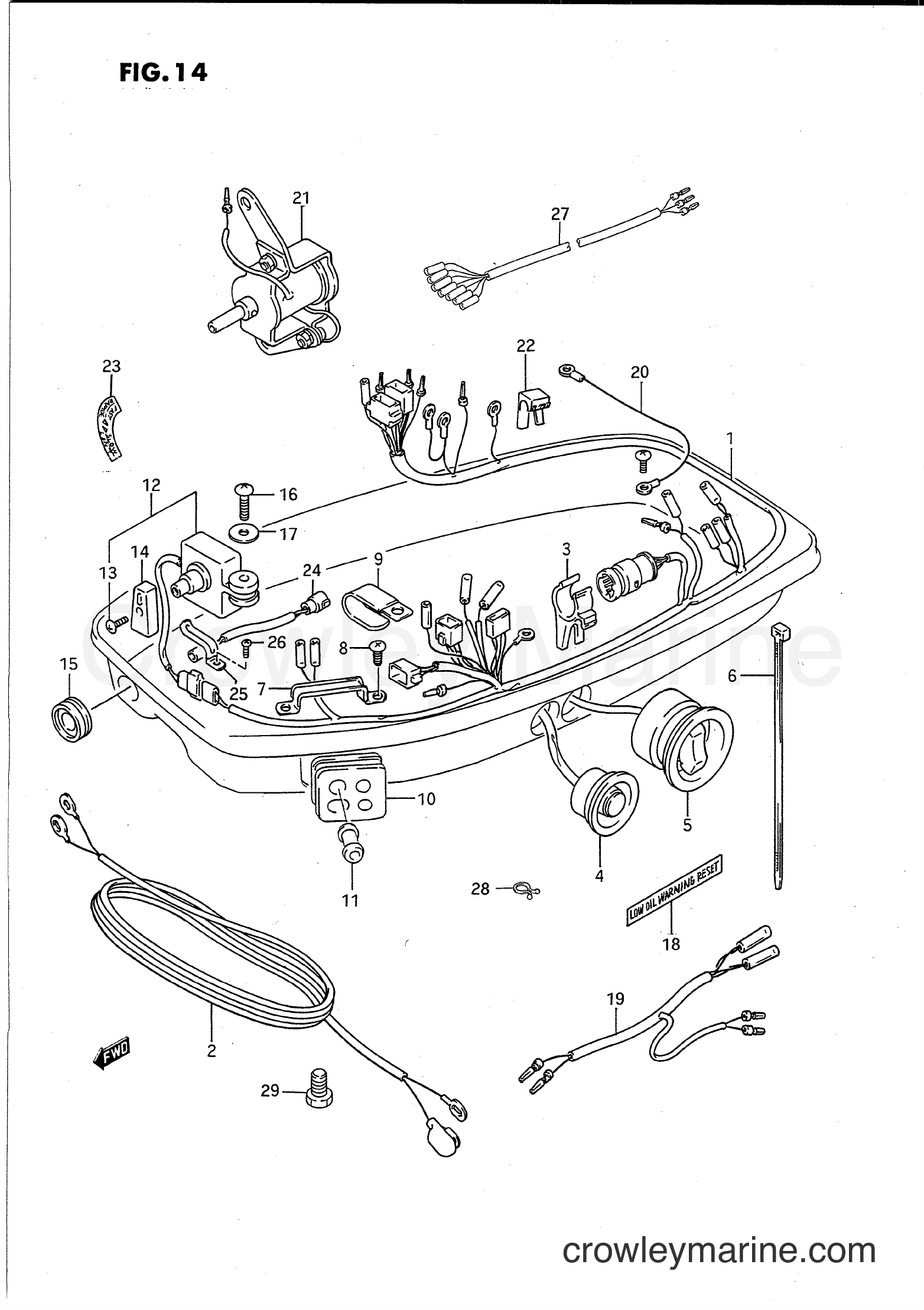 Suzuki Marine PU85 - WIRING HARNESS