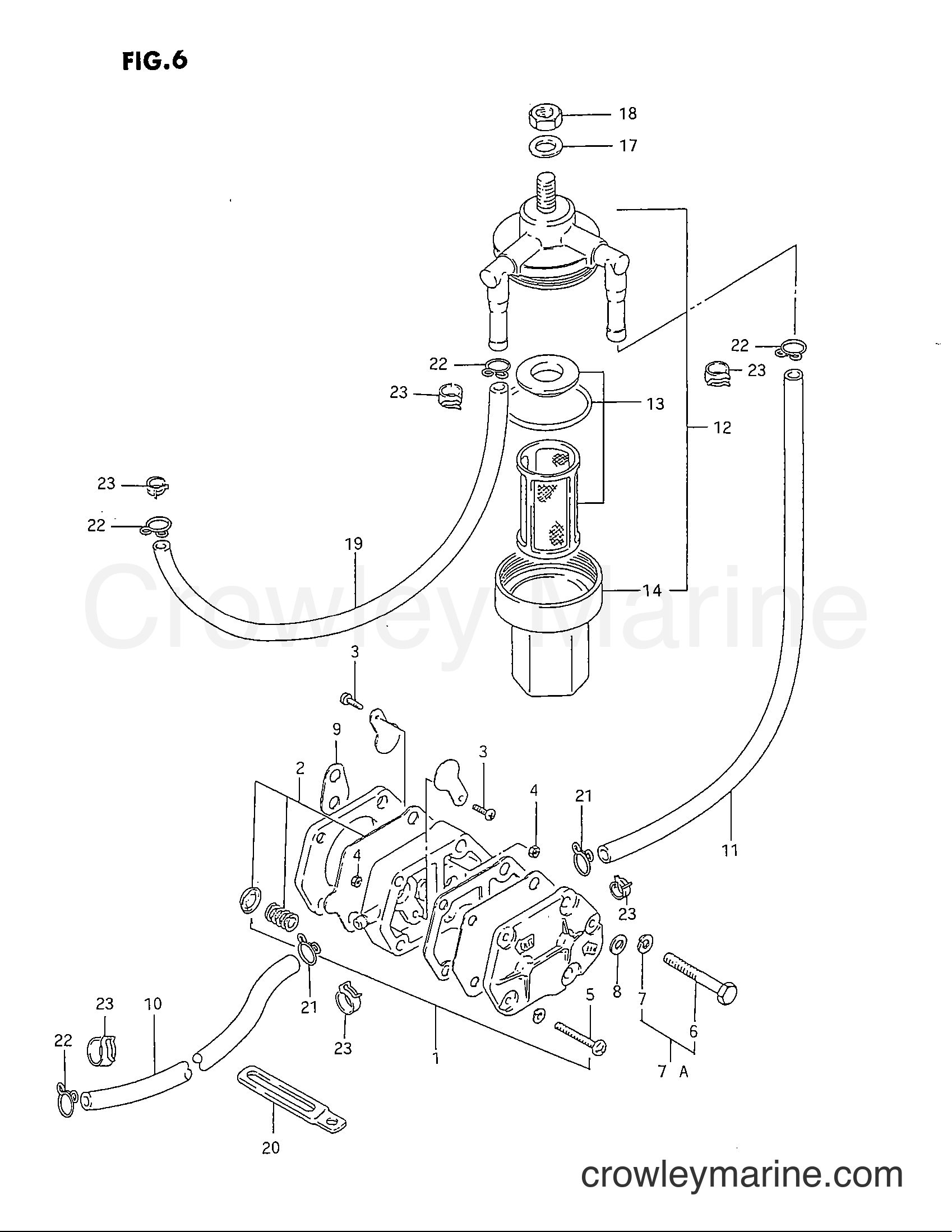 Suzuki Marine DT40C - FUEL PUMP