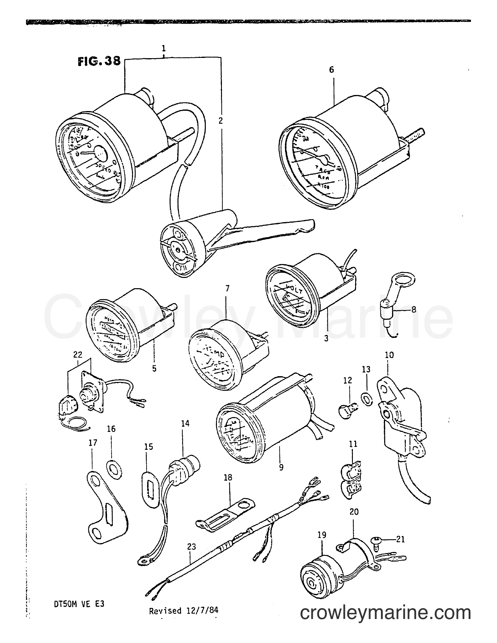 Suzuki Marine DT50M - OPT : ELECTRICAL (1)