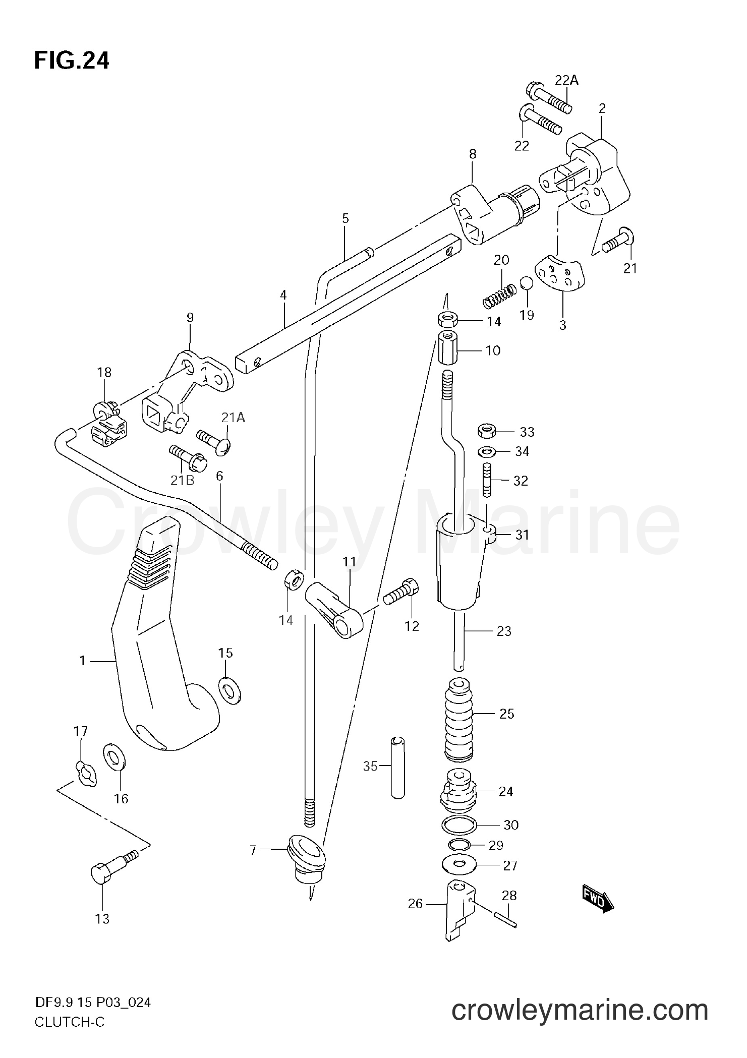 Suzuki Marine DF15 - CLUTCH