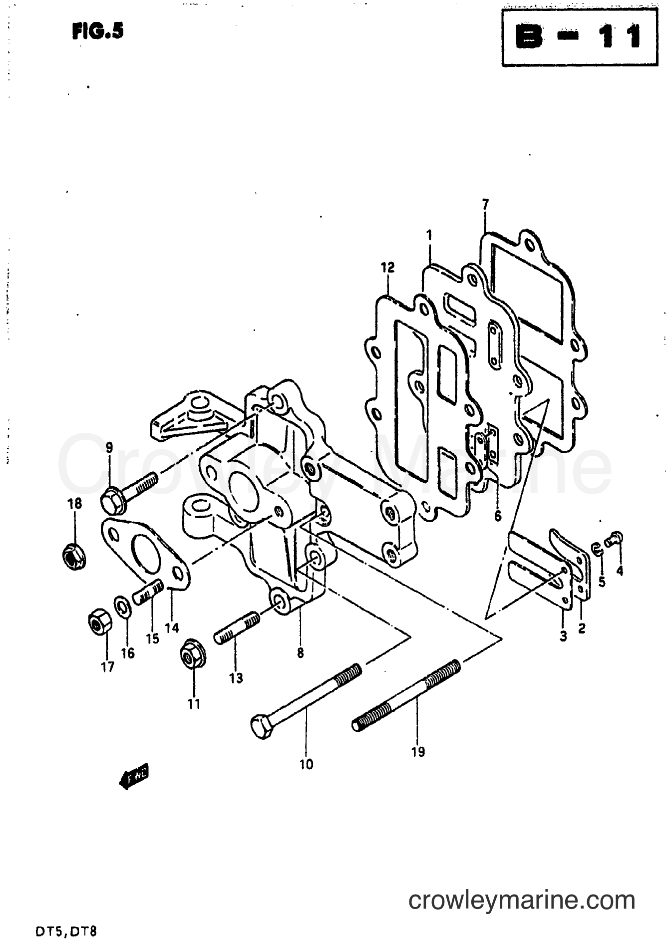 Suzuki Marine DT5W - DT5 REED VALVE