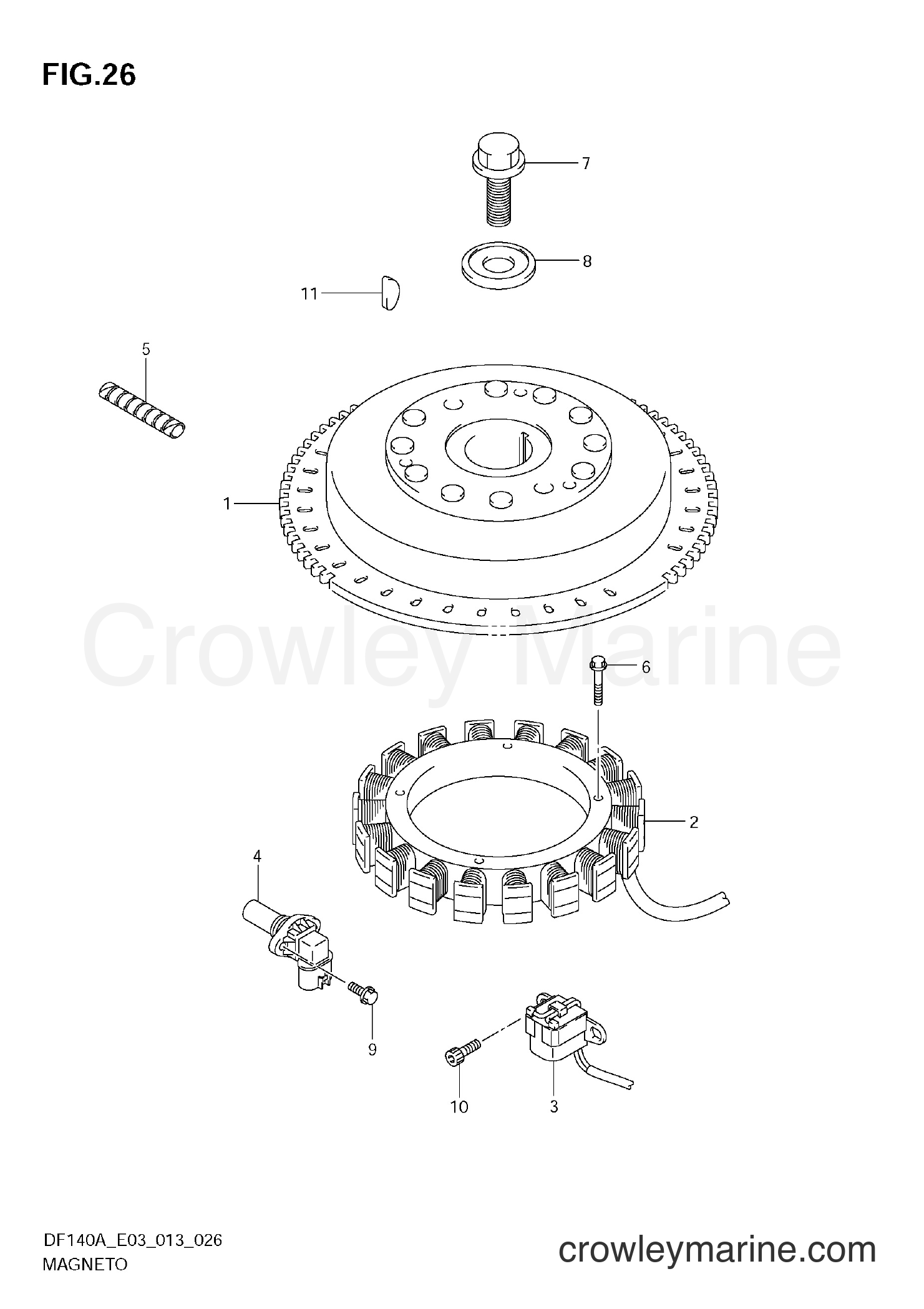 Suzuki Marine DF140A 310001~ - MAGNETO