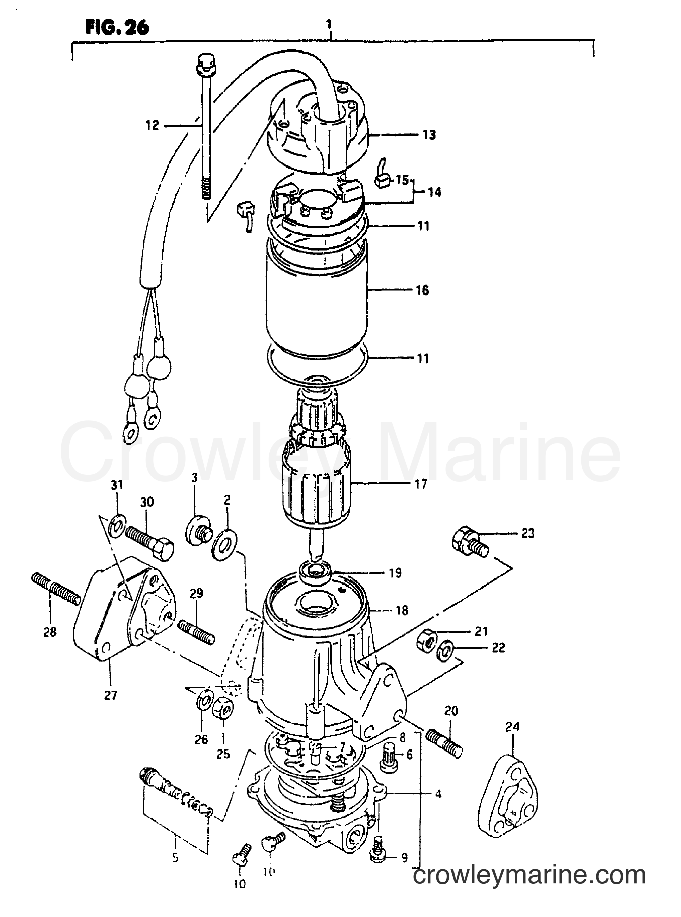Suzuki Marine DT65 - POWER UNIT (MODEL:91-94)