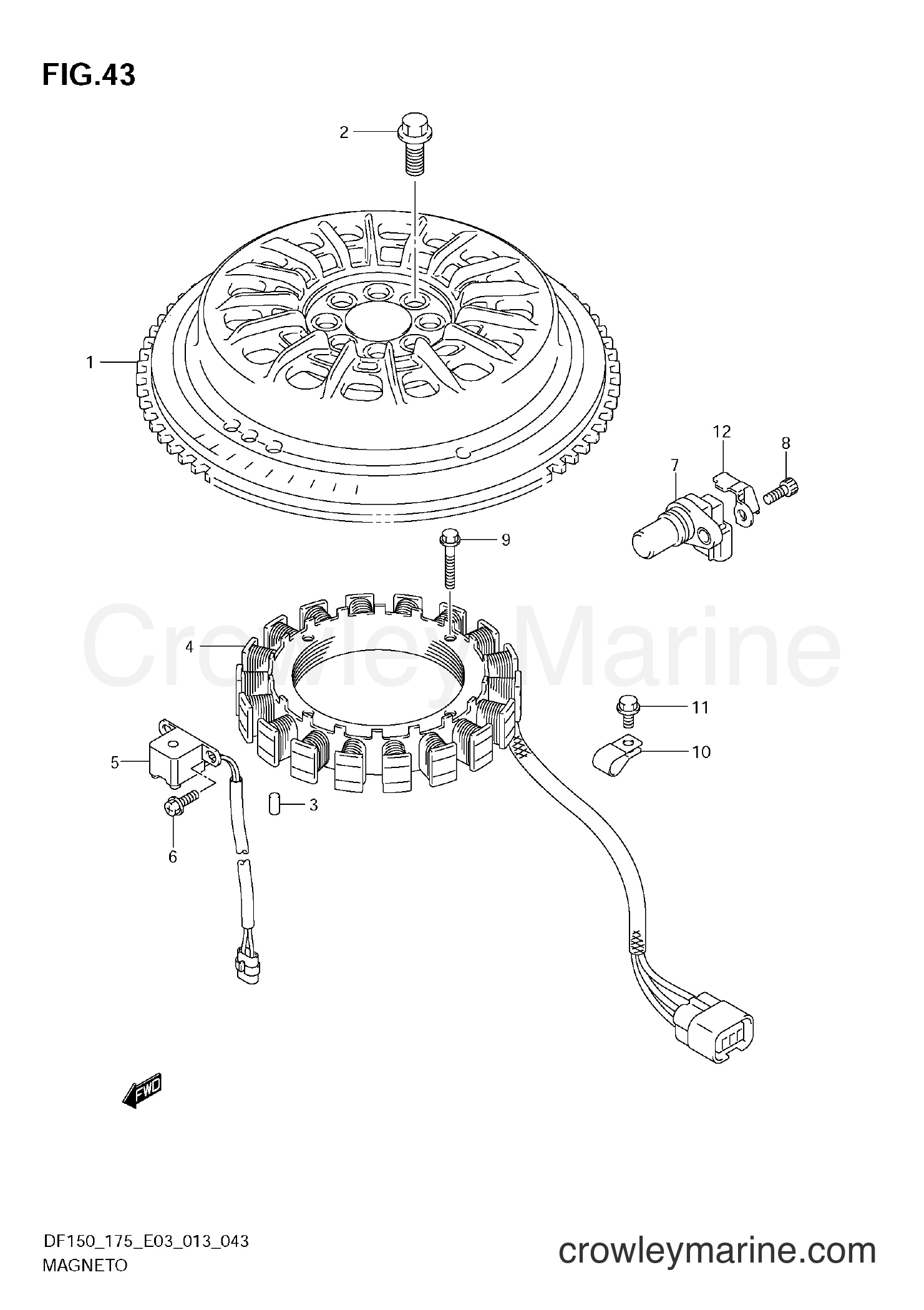 Suzuki Marine DF150 310001~ - MAGNETO (DF175T E3)