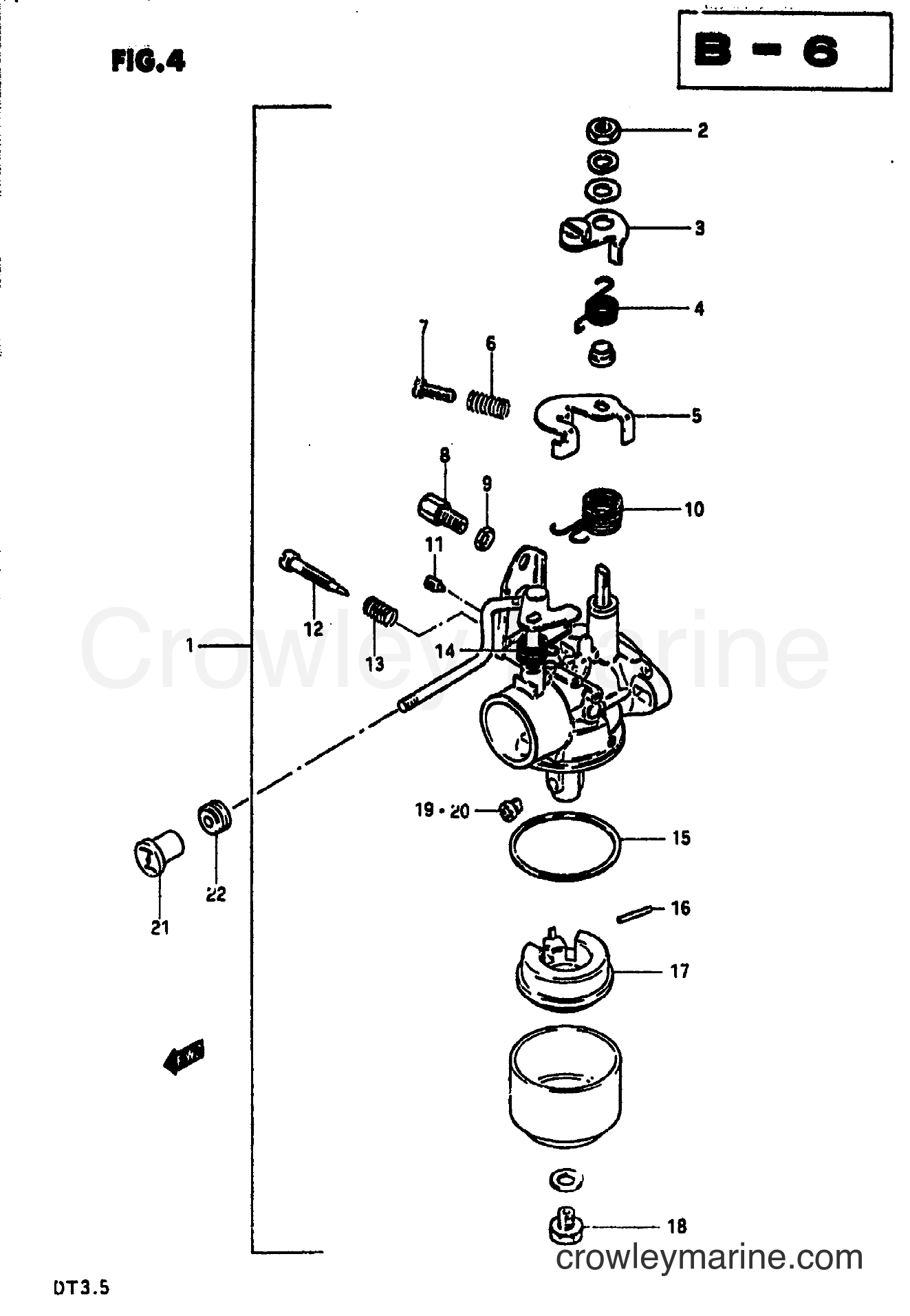 Suzuki Marine DT3.5 - CARBURETOR