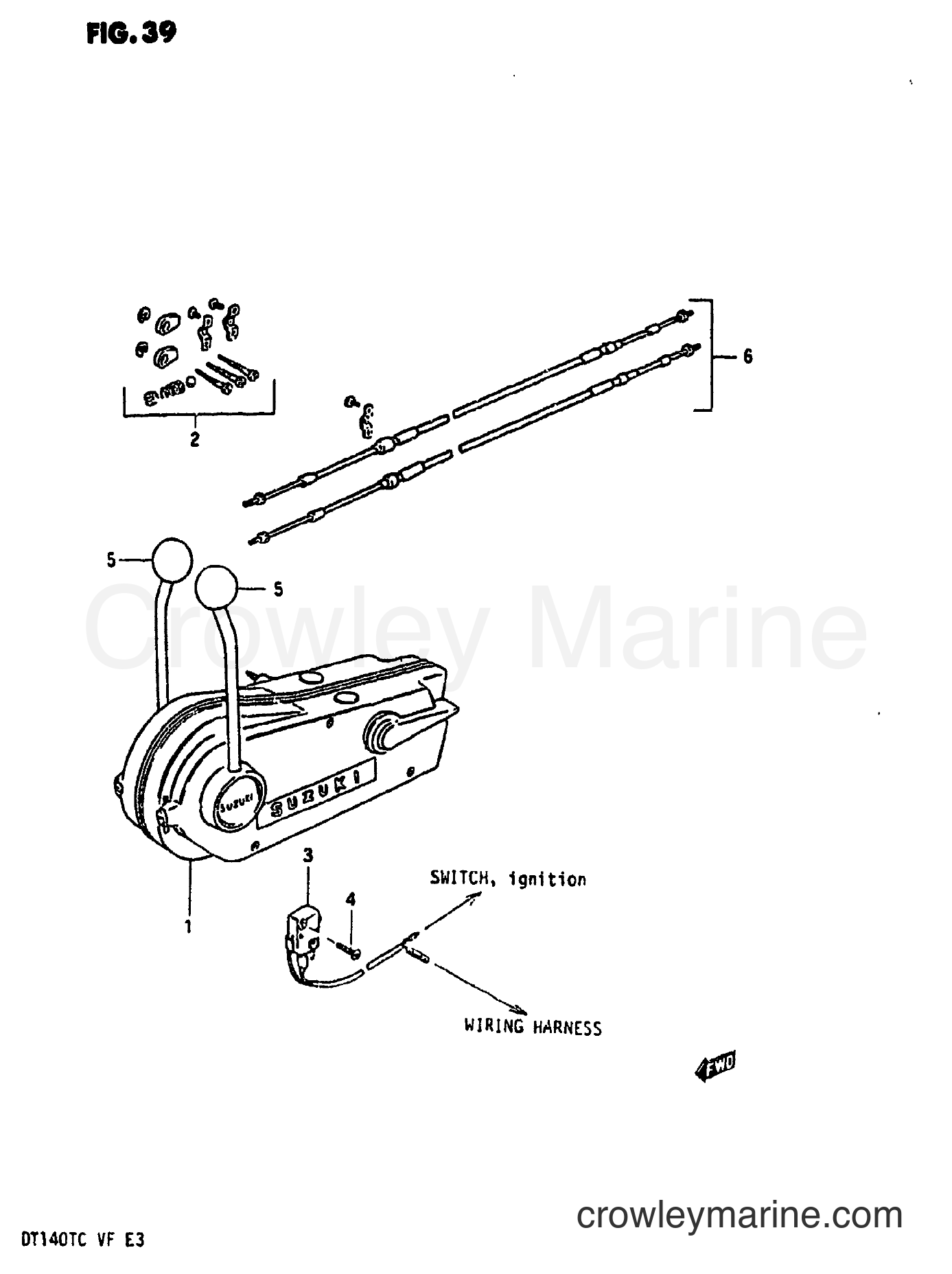 Suzuki Marine DT140 - REMOTE CONTROL
