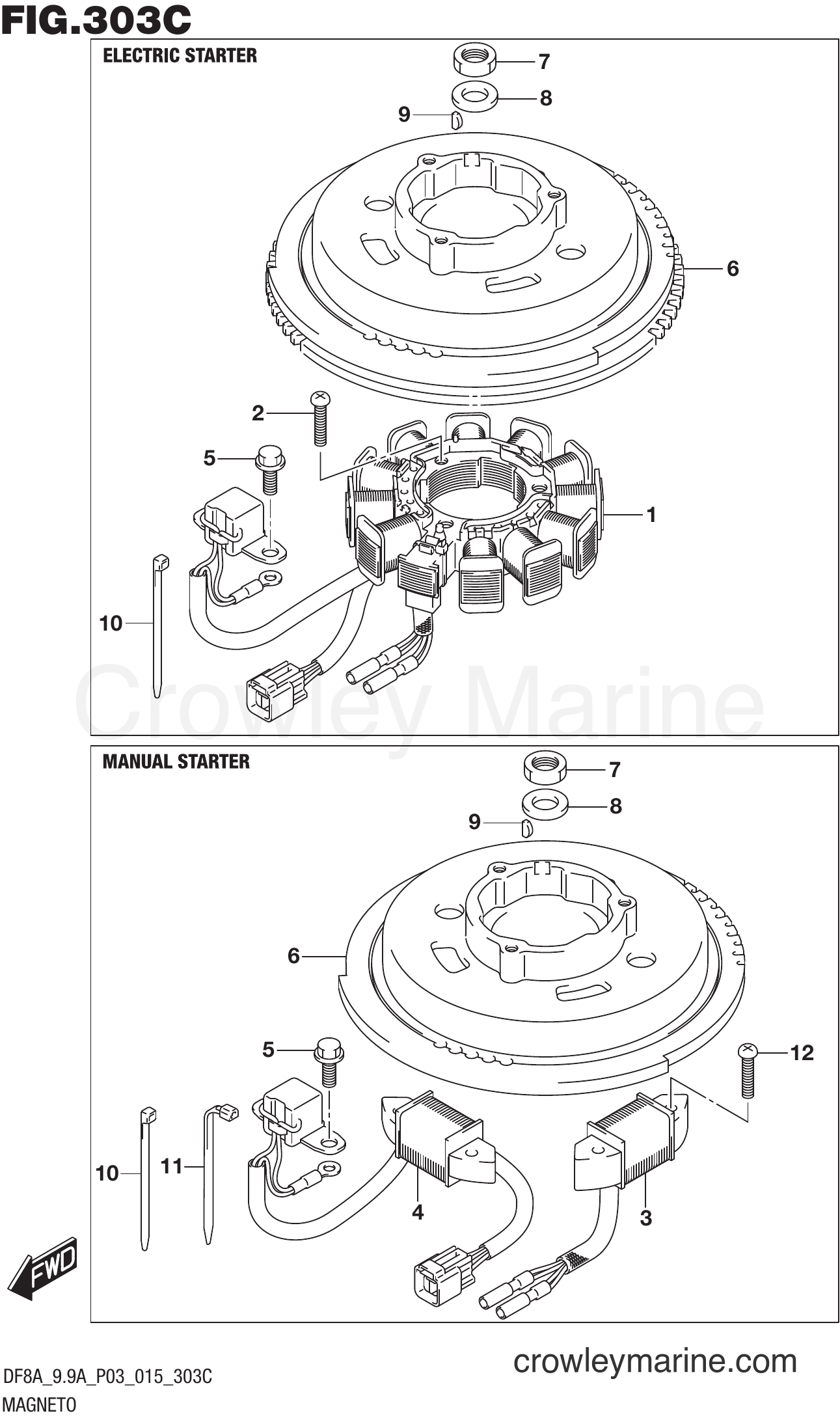 Suzuki Marine DF9.9A 510001~ - MAGNETO (DF9.9A P03)