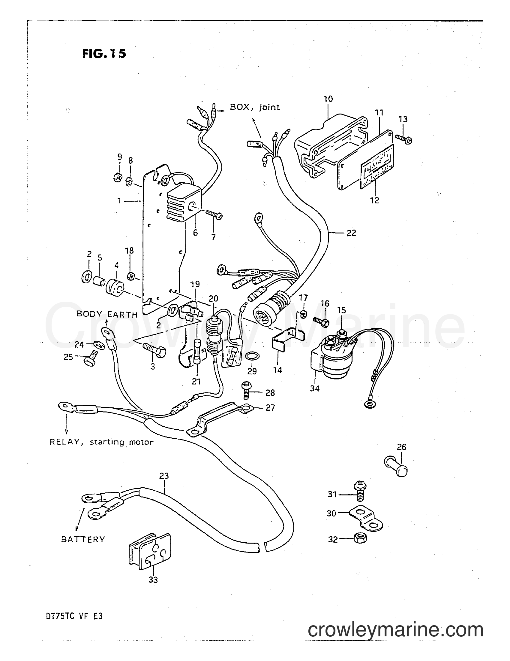 Suzuki Marine DT75 - ELECTRICAL (1)