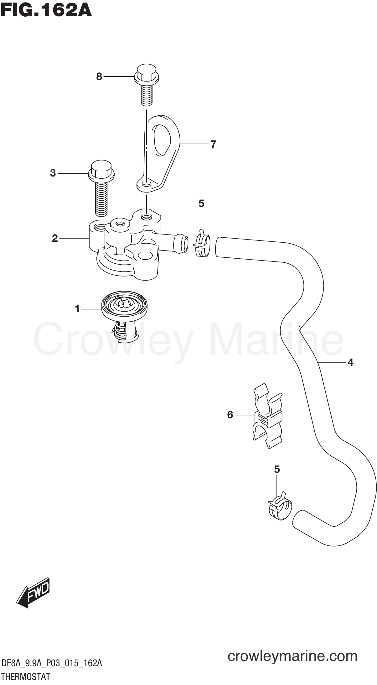 Suzuki Marine DF9.9A 510001~ - THERMOSTAT