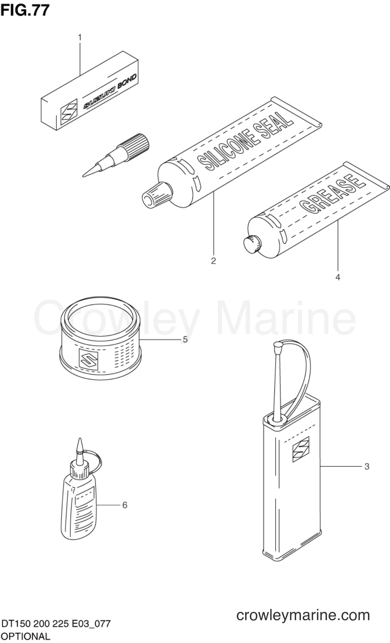 Suzuki Marine DT200 - OPTIONAL