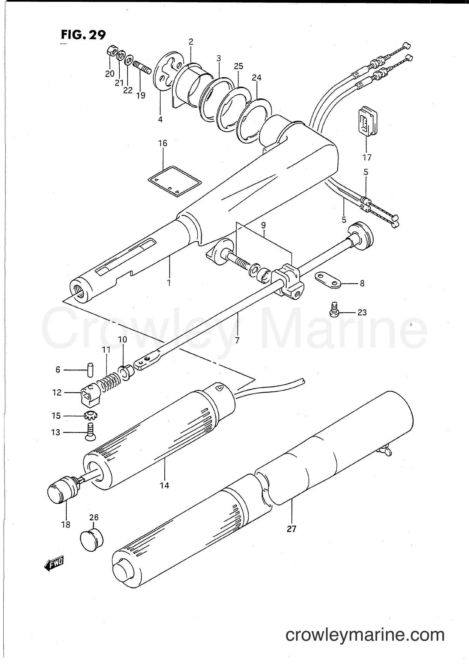 Suzuki Marine DT9.9C - HANDLE