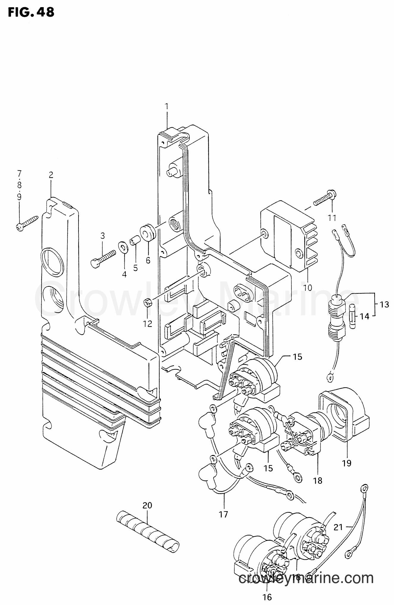 Suzuki Marine DT150EFI - RELAY (MODEL:89,90)