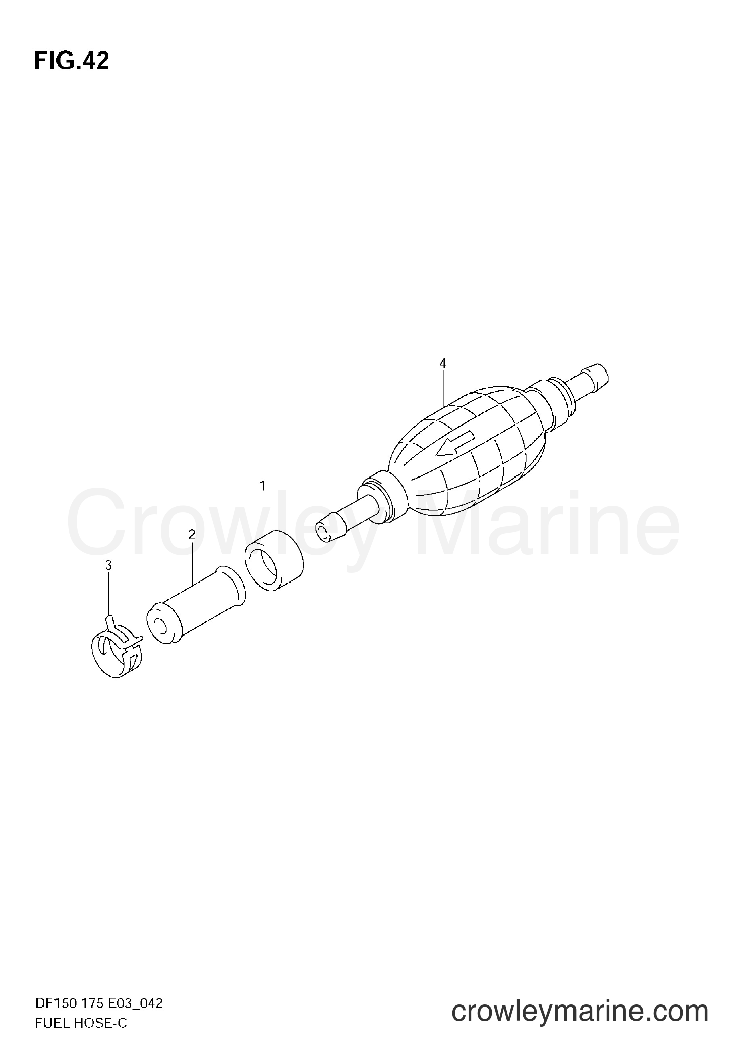 2006 Four-Stroke Outboard 150 - DF150 - FUEL HOSE