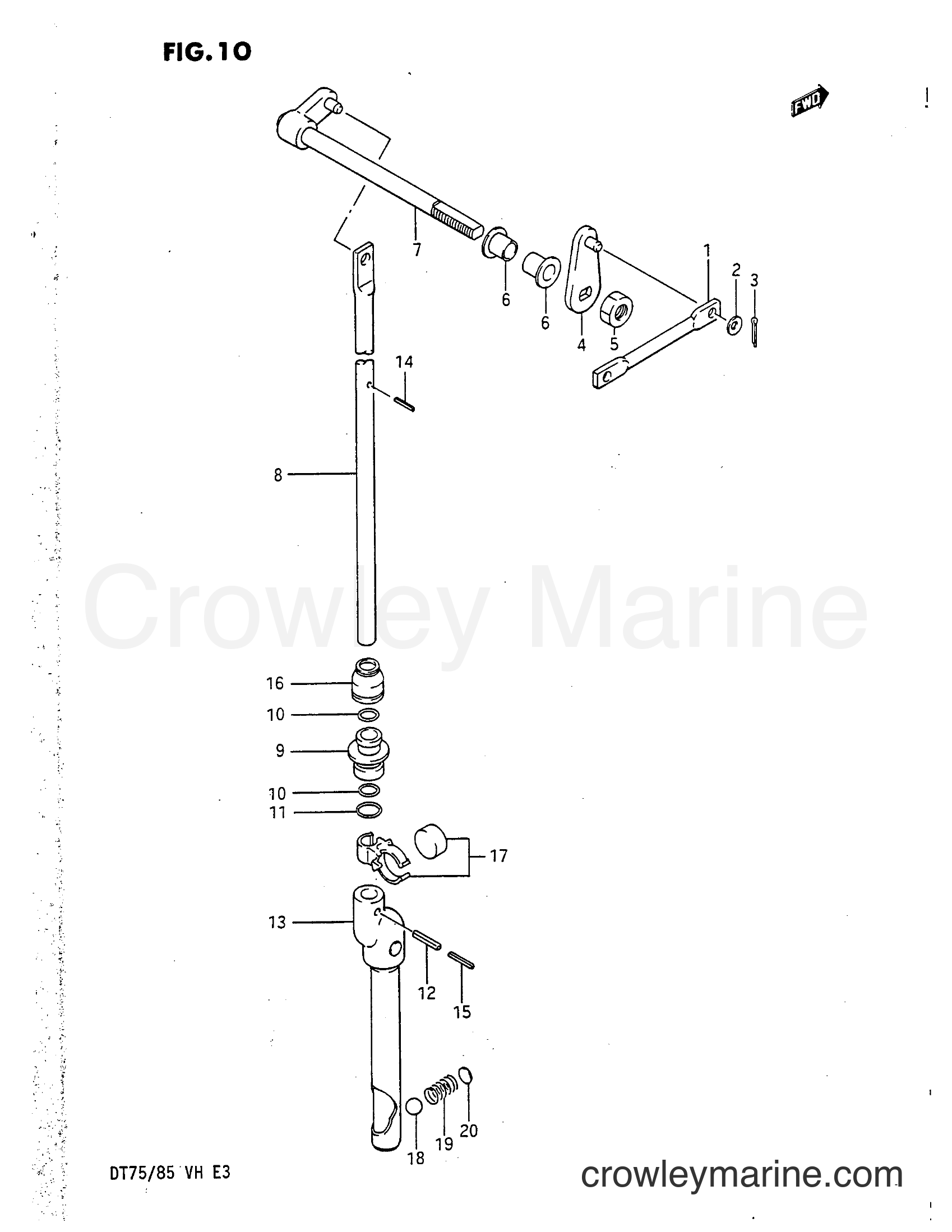 Suzuki Marine DT75 - CLUTCH