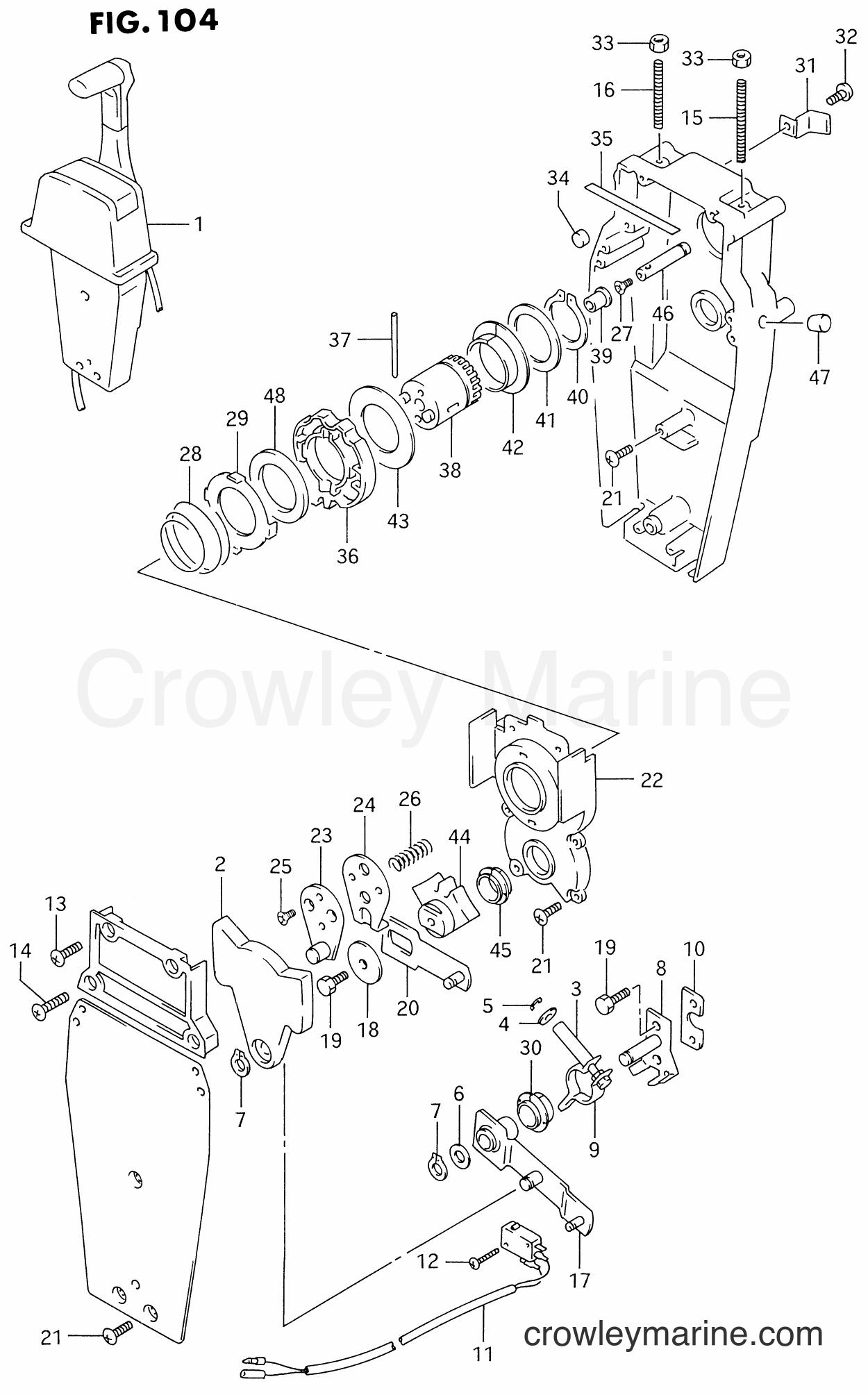Suzuki Marine DT225G - OPT:TOP MOUNT SINGLE (2)