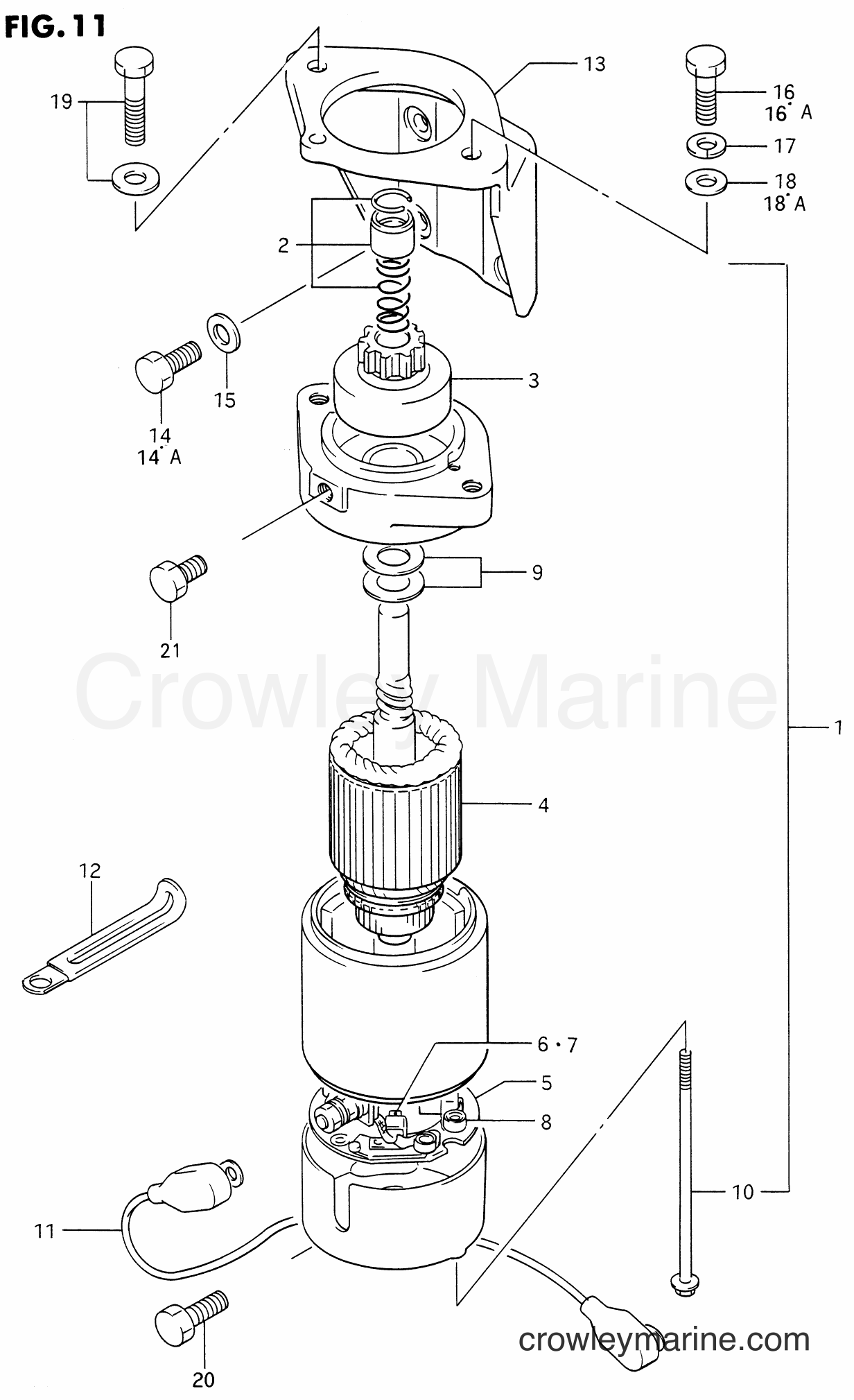 Suzuki Marine DT85 - STARTING MOTOR