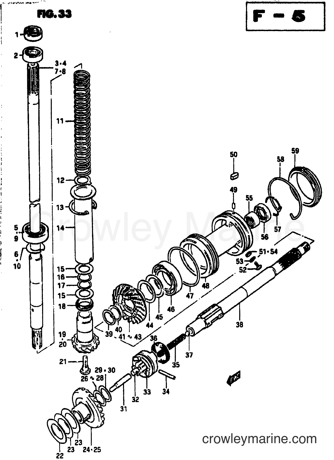 Suzuki Marine DT65 - TRANSMISSION