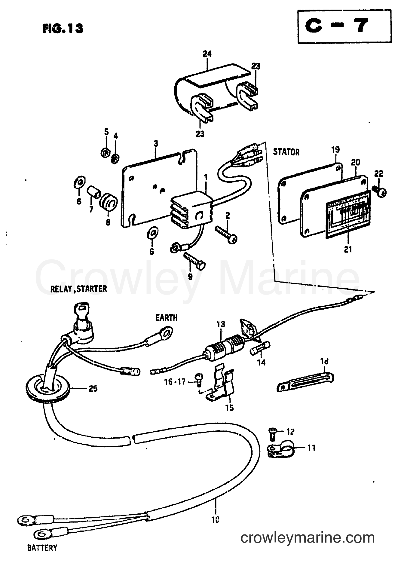 Suzuki Marine DT25 - ELECTRICAL (2)