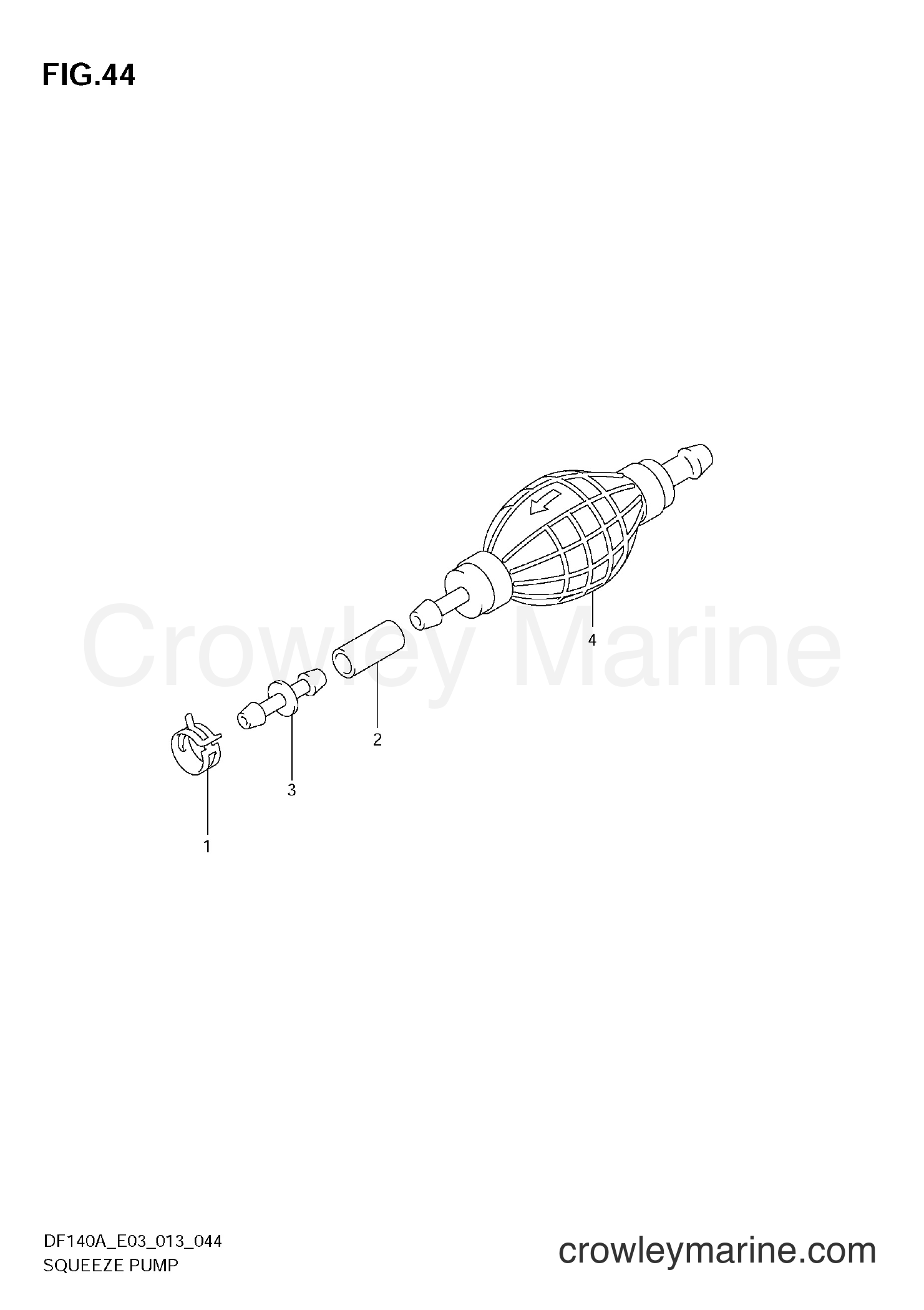 Suzuki Marine DF140A 310001~ - SQUEEZE PUMP