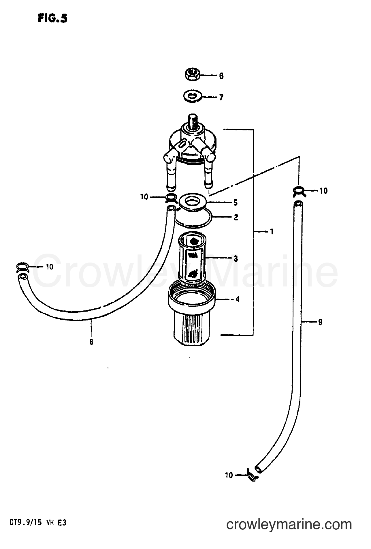 Suzuki Marine DT15 - FUEL PUMP