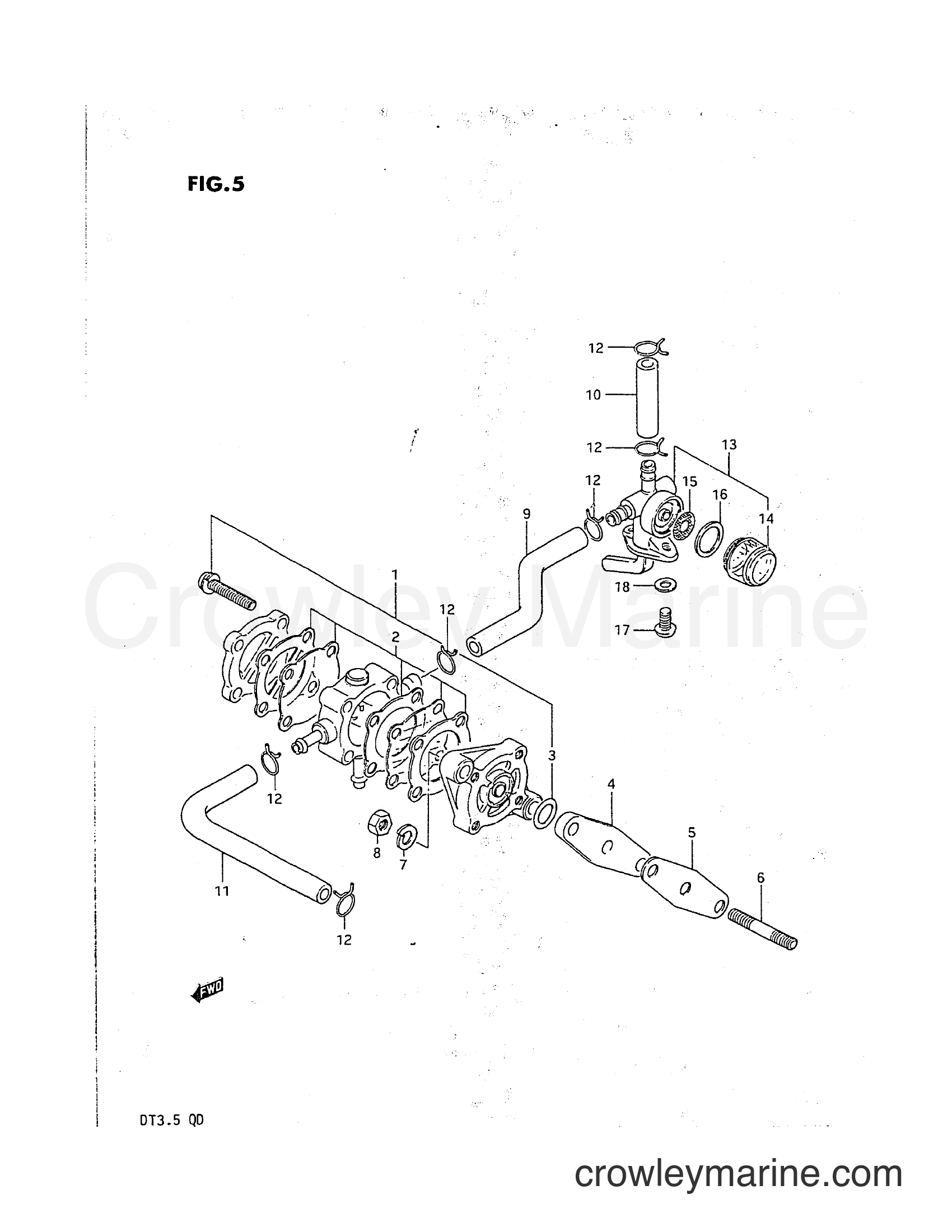 Suzuki Marine DT3.5 - FUEL PUMP