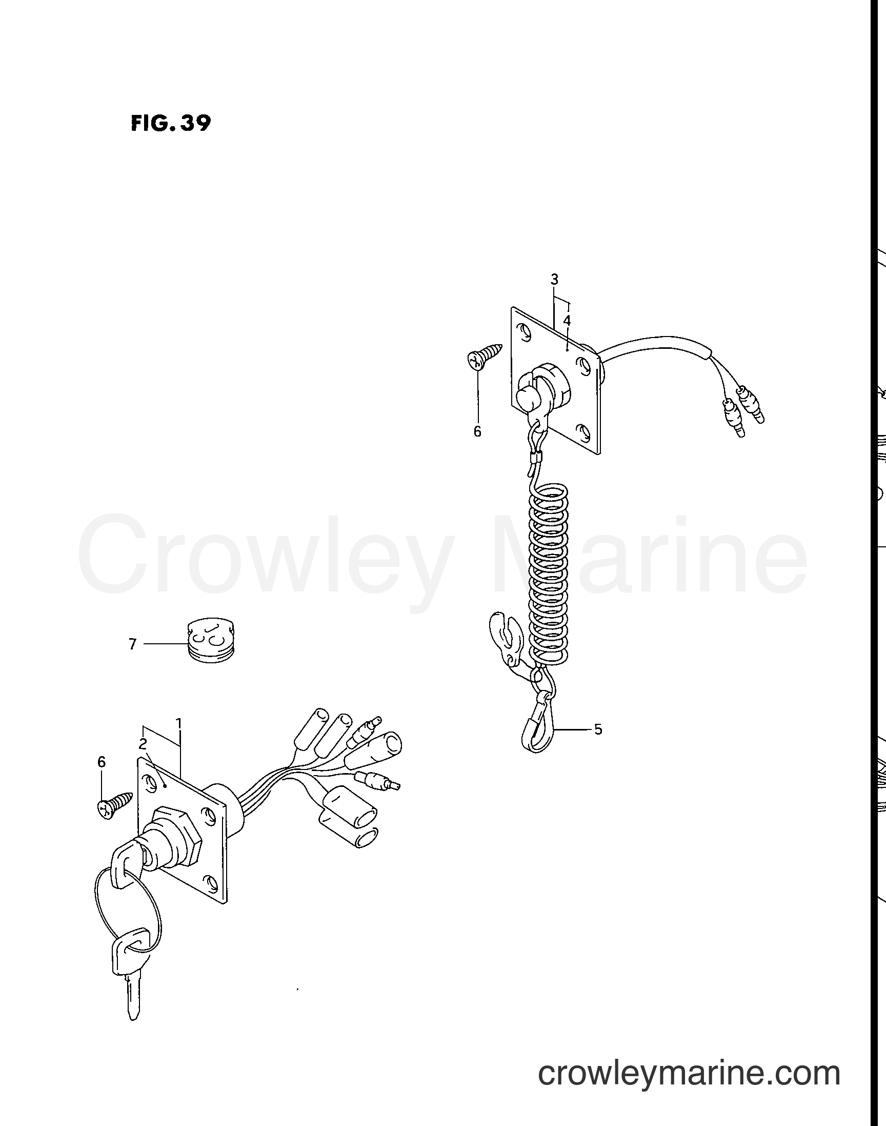Suzuki Marine DT30C - Optional:Panel Switch