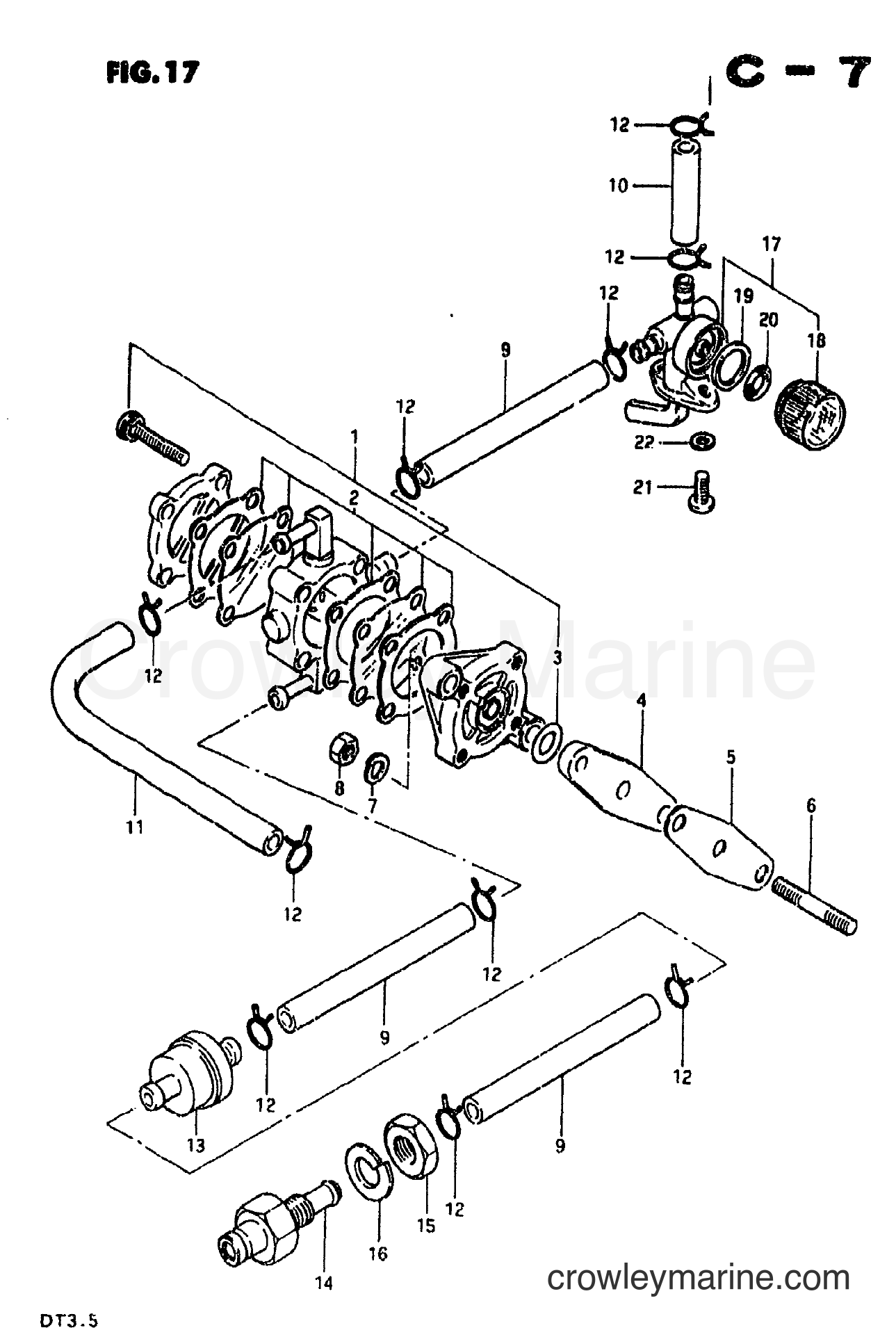 Suzuki Marine DT4.5 - FUEL PUMP