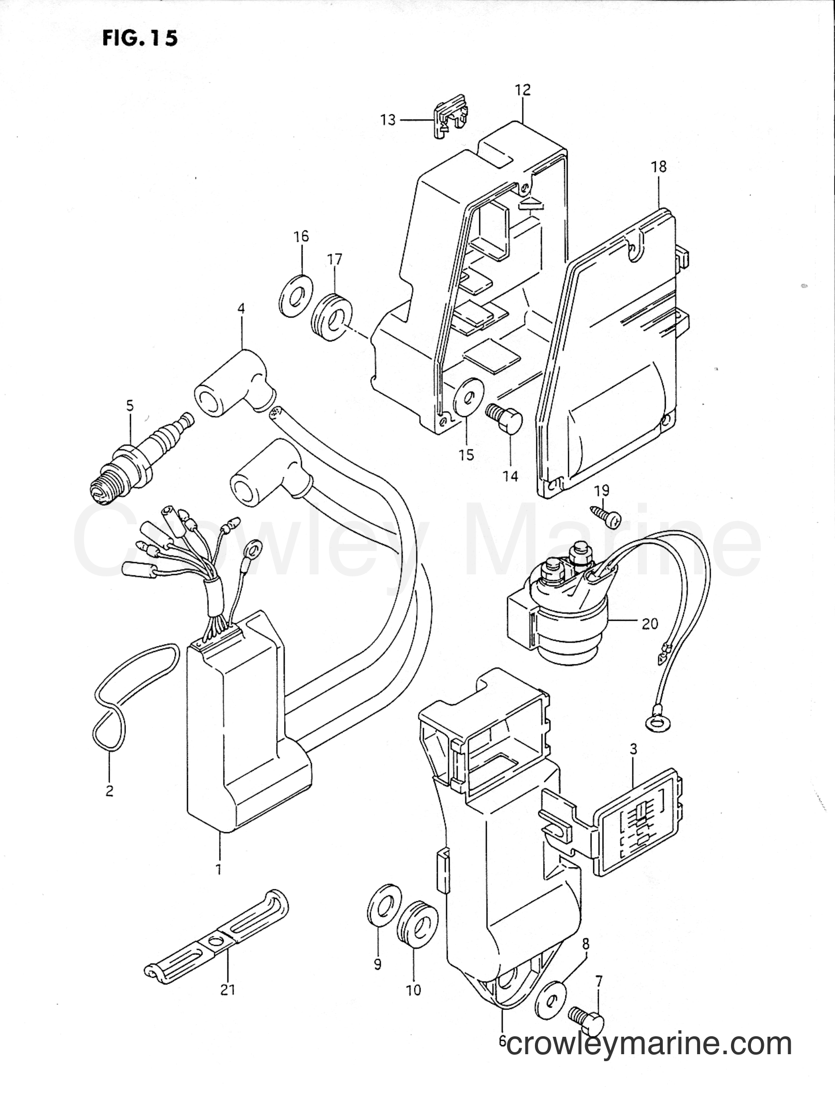 Suzuki Marine DT40C - IGNITION (~MODEL:95)