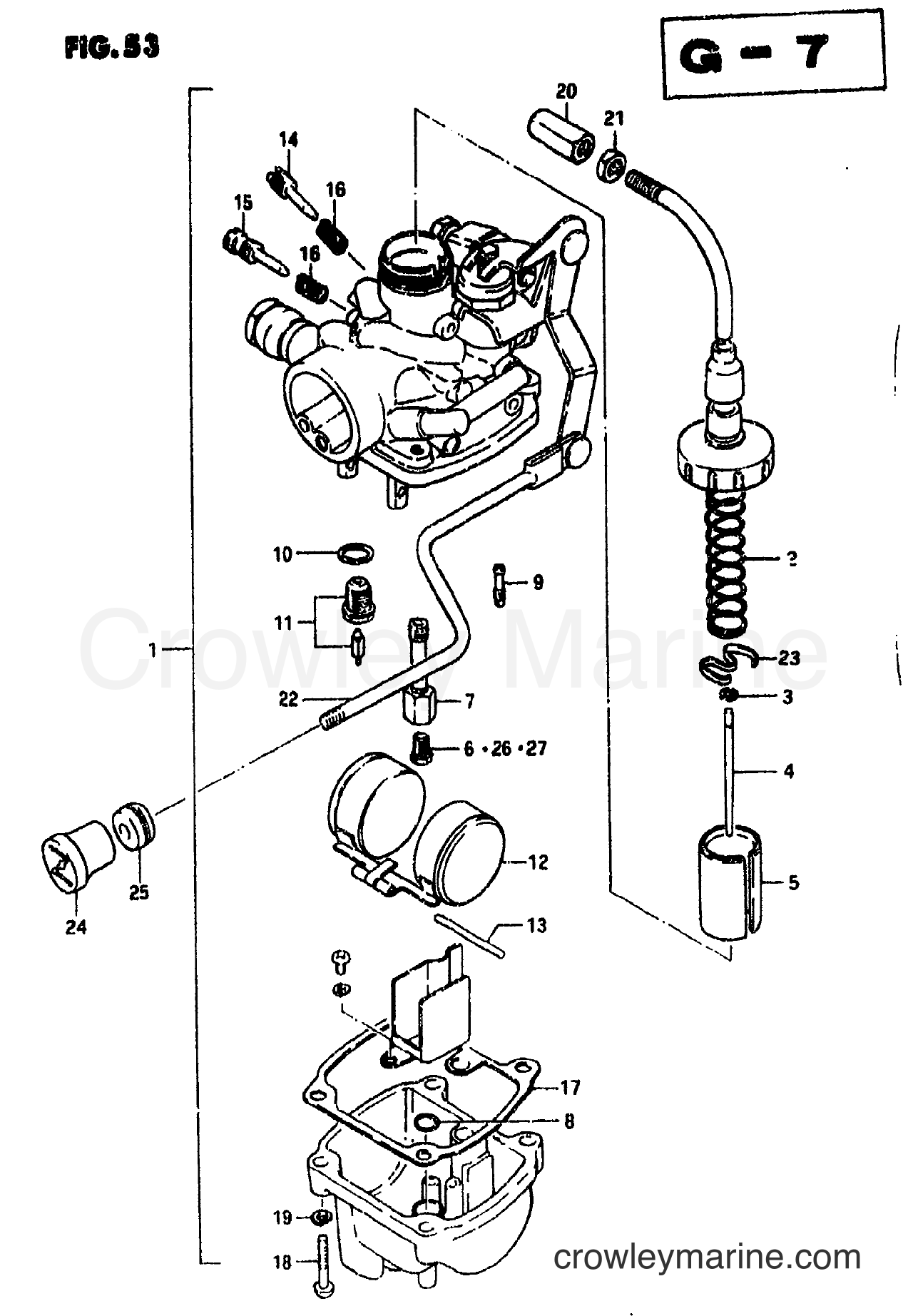 Suzuki Marine DT7.5 - CARBURETOR