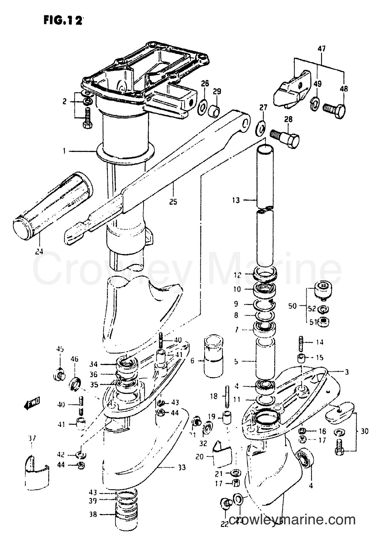 Suzuki Marine DT2.2 - GEAR CASE