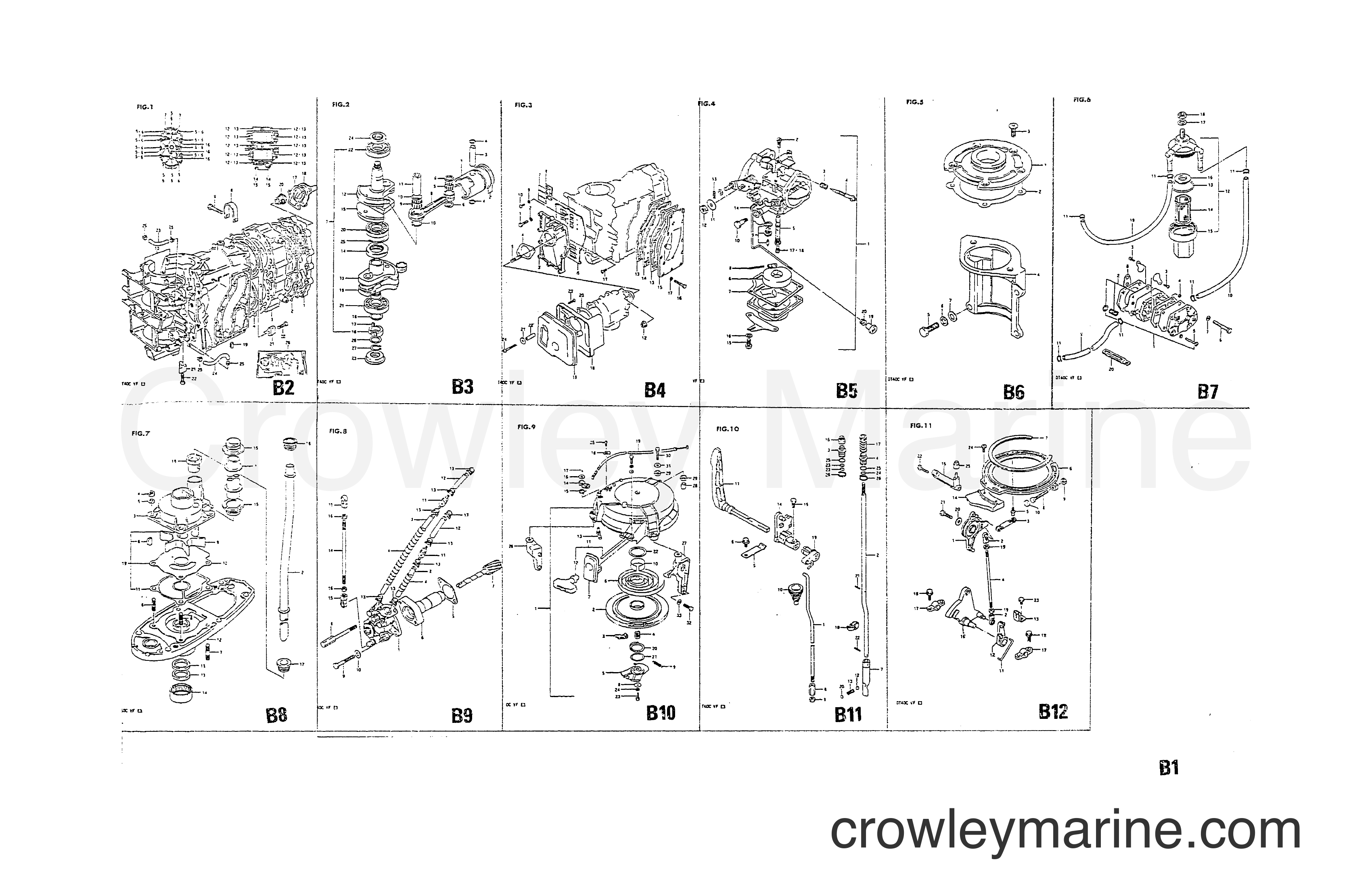 Suzuki Marine DT40 - VISUAL INDEX