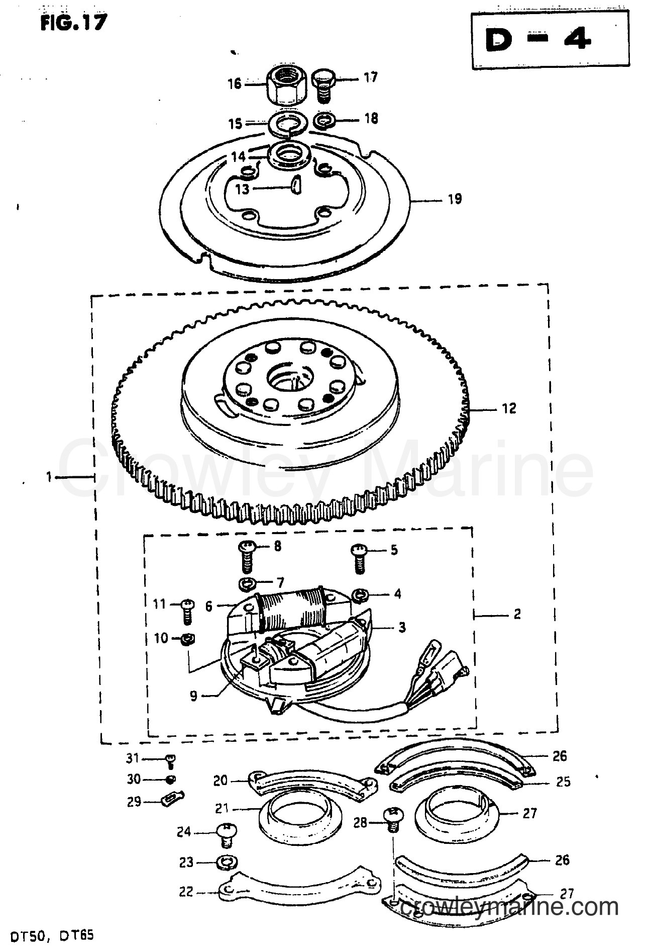 Suzuki Marine DT65 - MAGNETO (DT65)