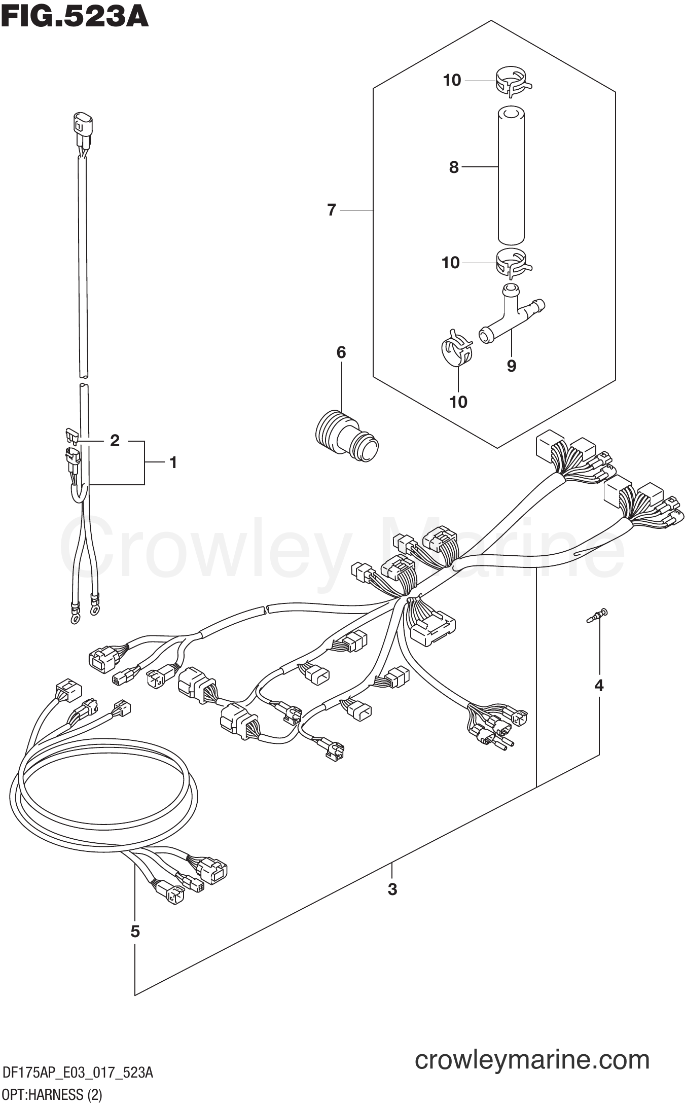 Suzuki Marine DF150AP 710001~ - OPT:HARNESS (2)