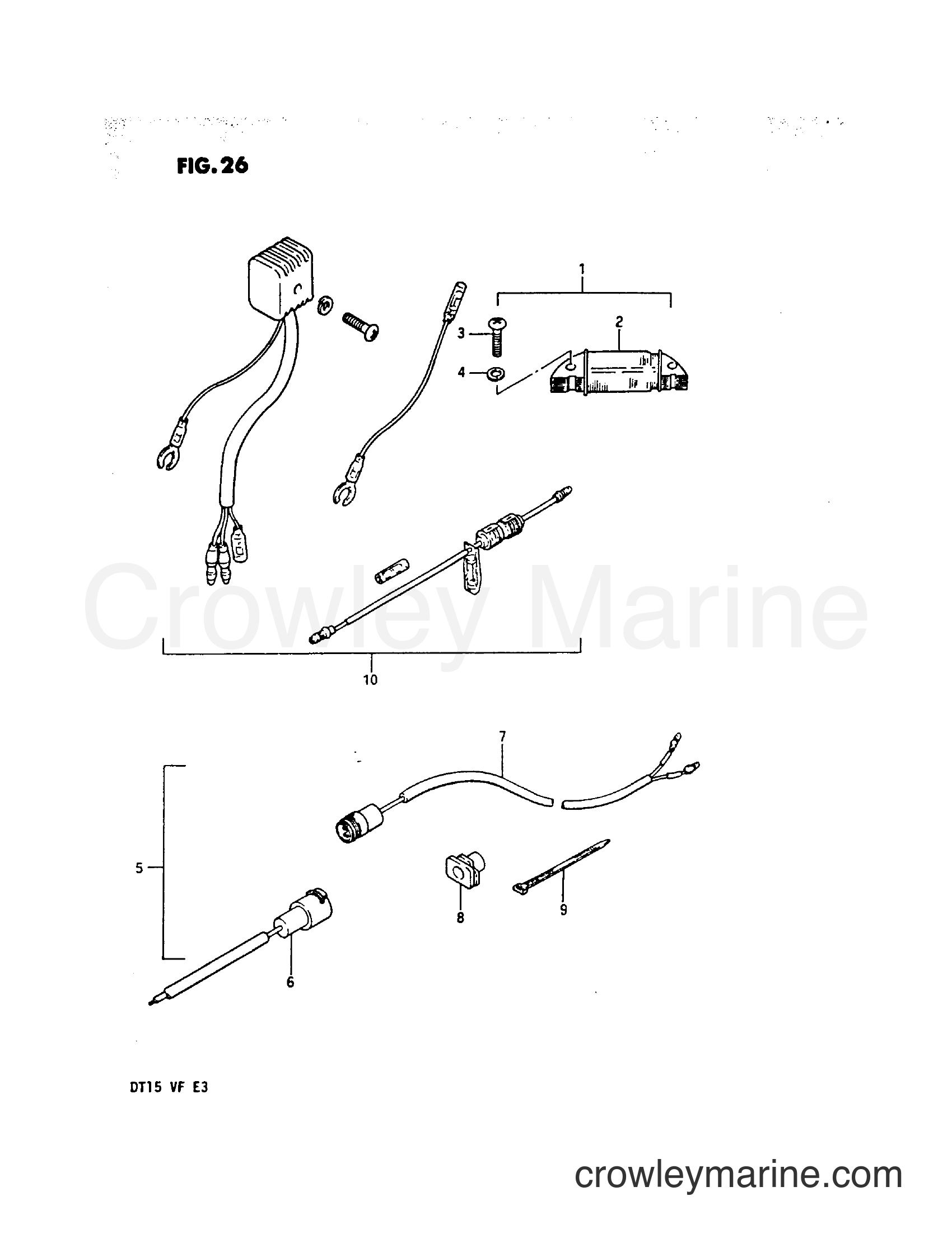 Suzuki Marine DT15 - OPTIONAL : ELECTRICAL (2)