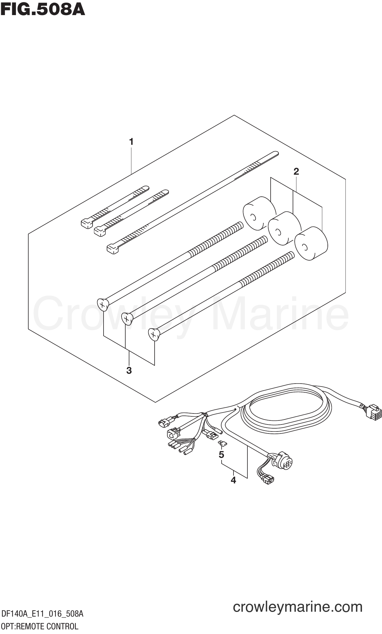 Suzuki Marine DF115AZ 610001~ - OPT:REMOTE CONTROL (DF115AST E03)