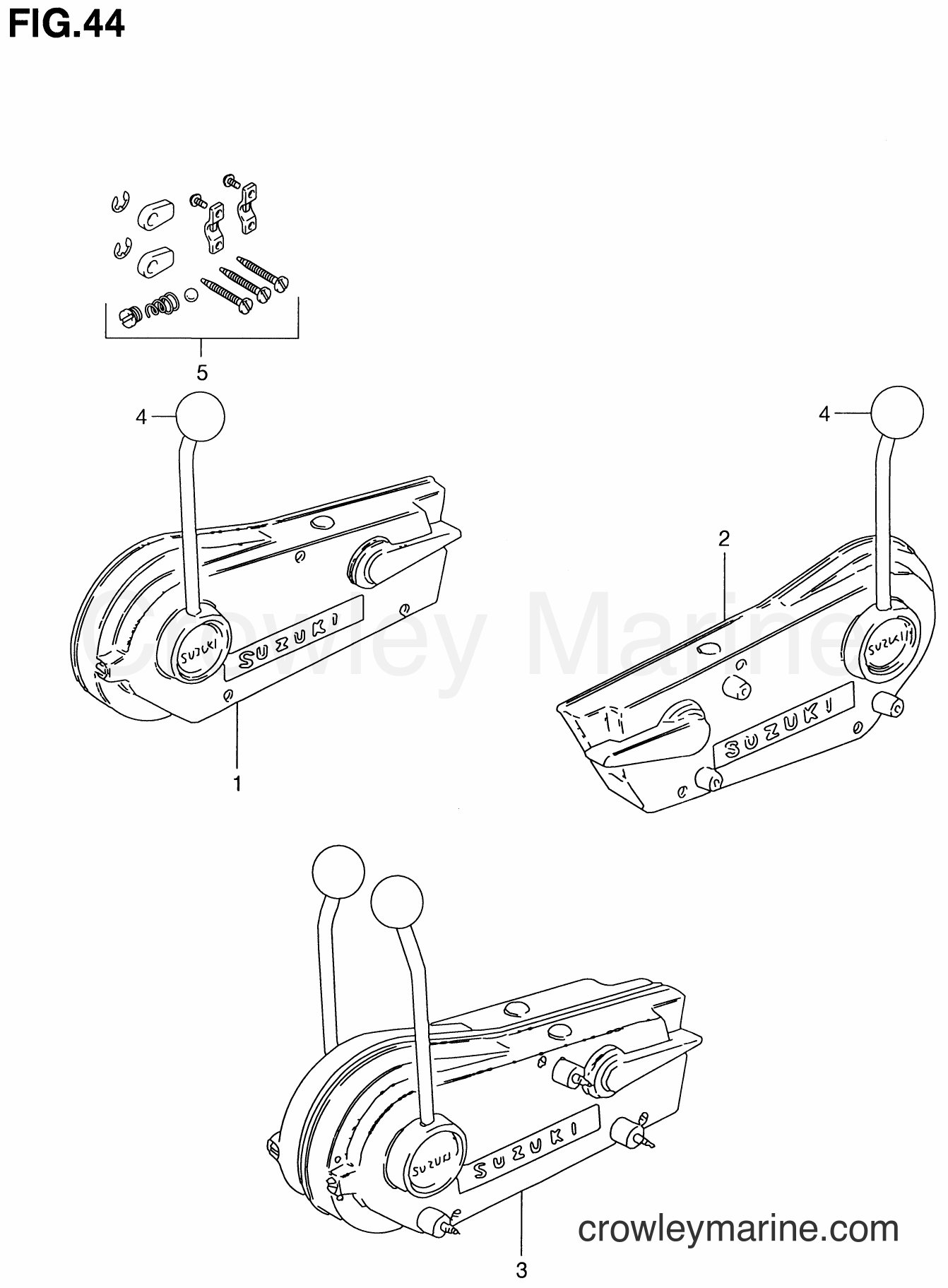 Suzuki Marine DT4 - OPTIONAL : REMOTE CONTROL (3)