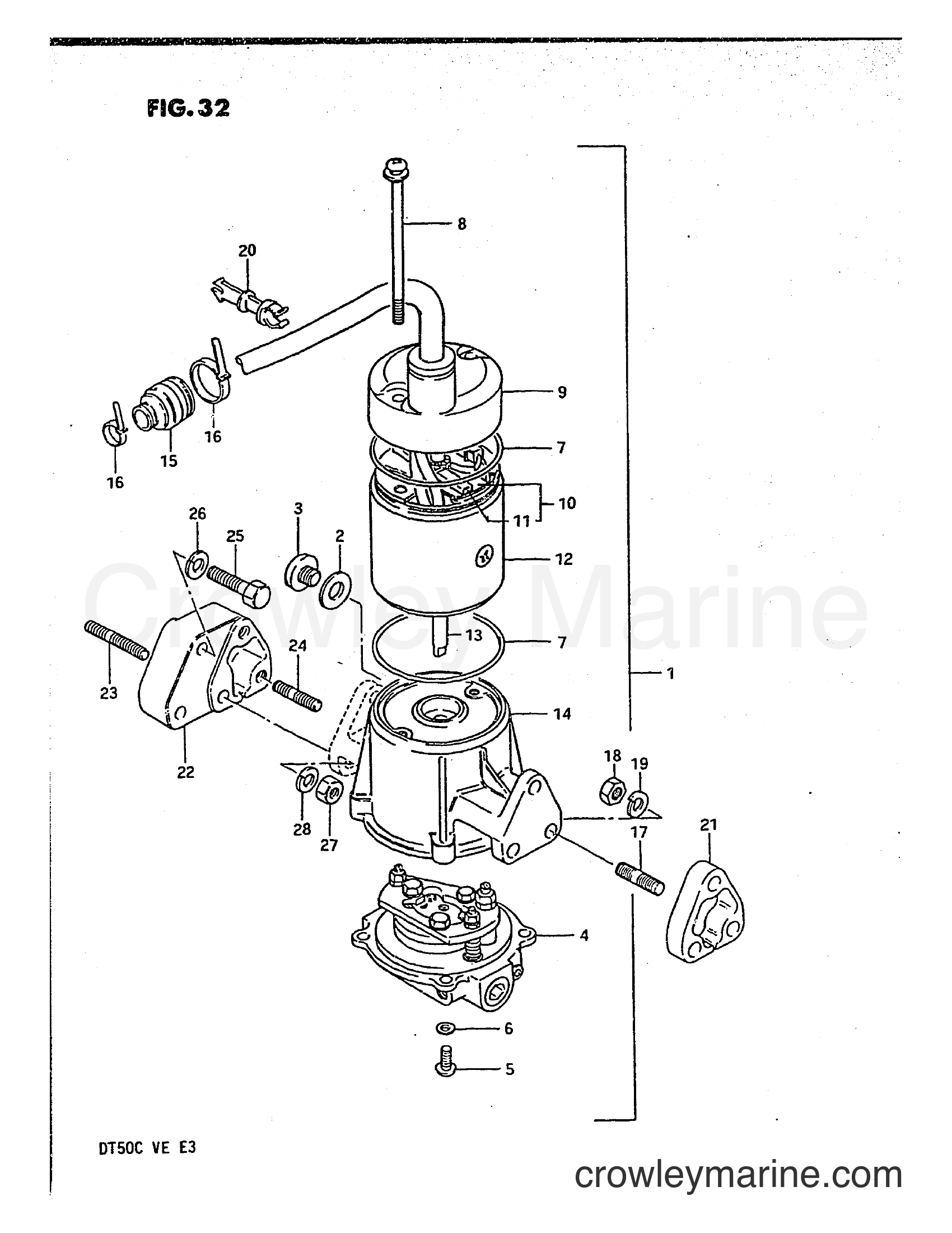 Suzuki Marine DT50 - OPT : POWER UNIT