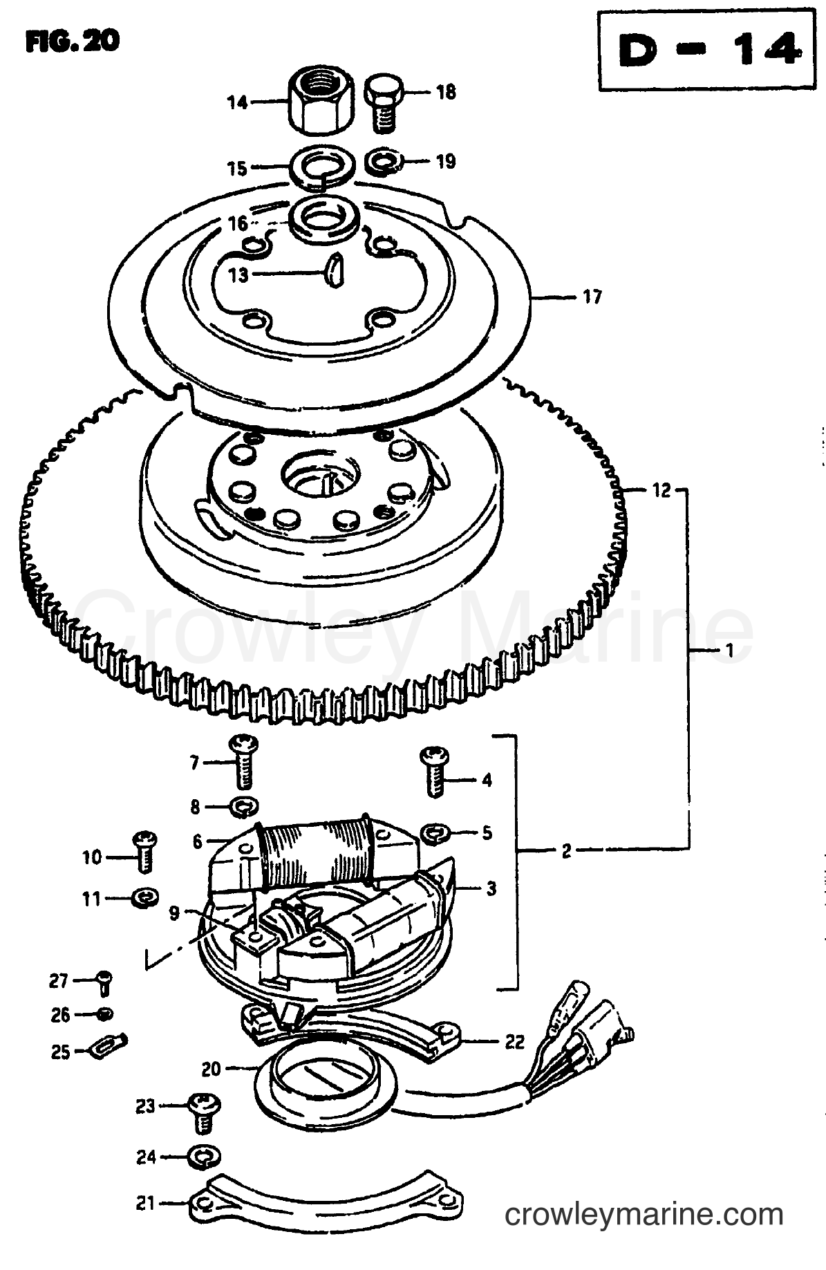 Suzuki Marine DT85 - MAGNETO (DT65F)