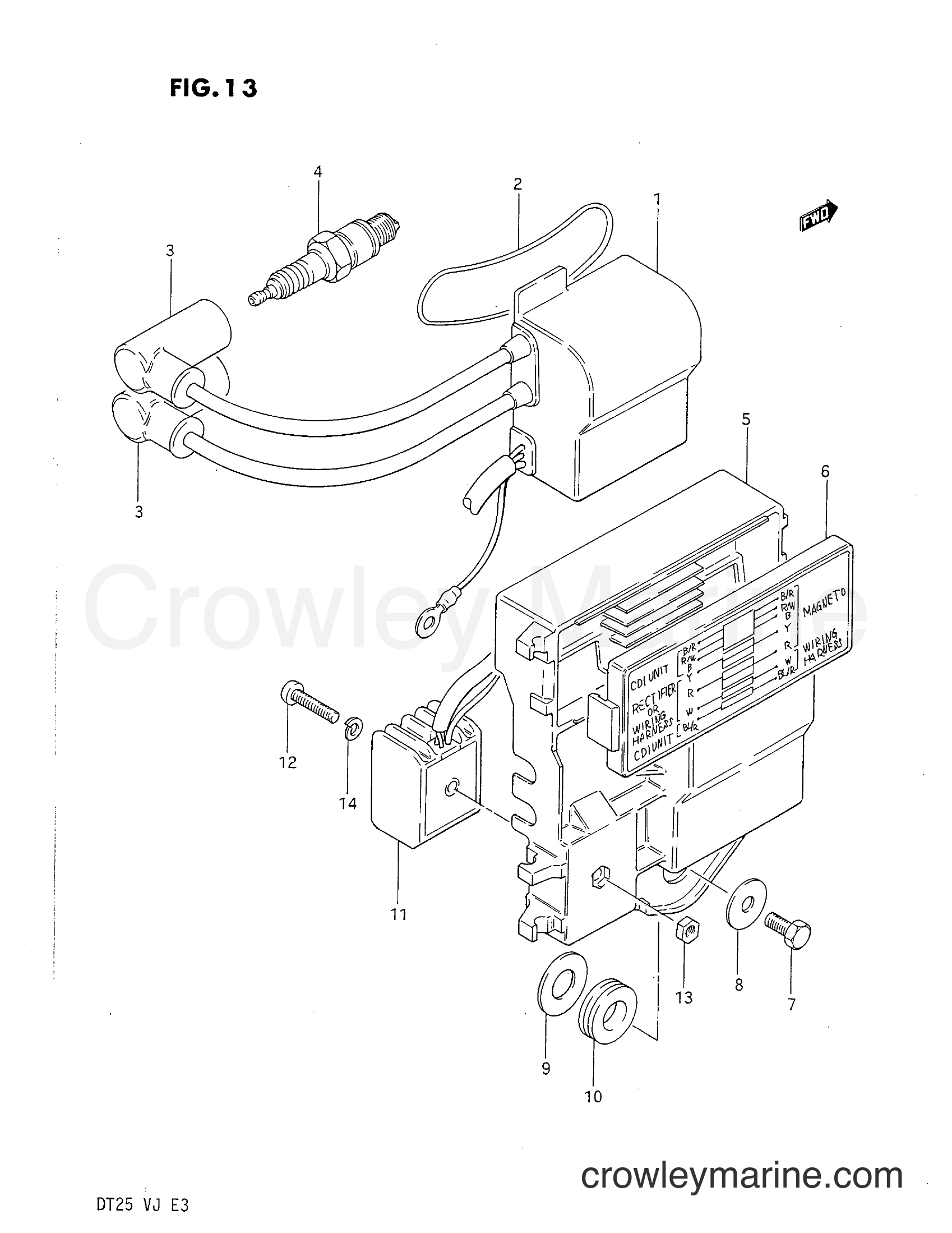 Suzuki Marine DT25 - IGNITION